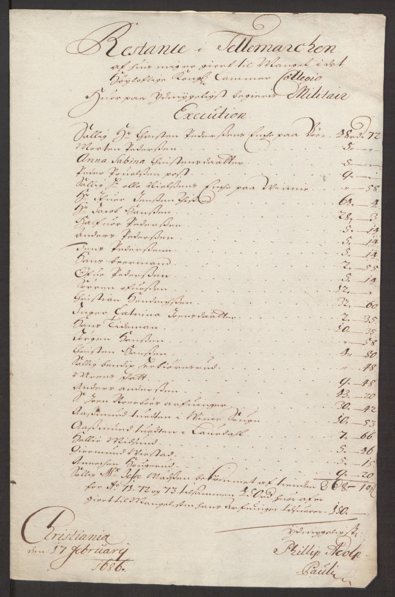 Rentekammeret inntil 1814, Reviderte regnskaper, Fogderegnskap, RA/EA-4092/R35/L2062: Fogderegnskap Øvre og Nedre Telemark, 1674, s. 411