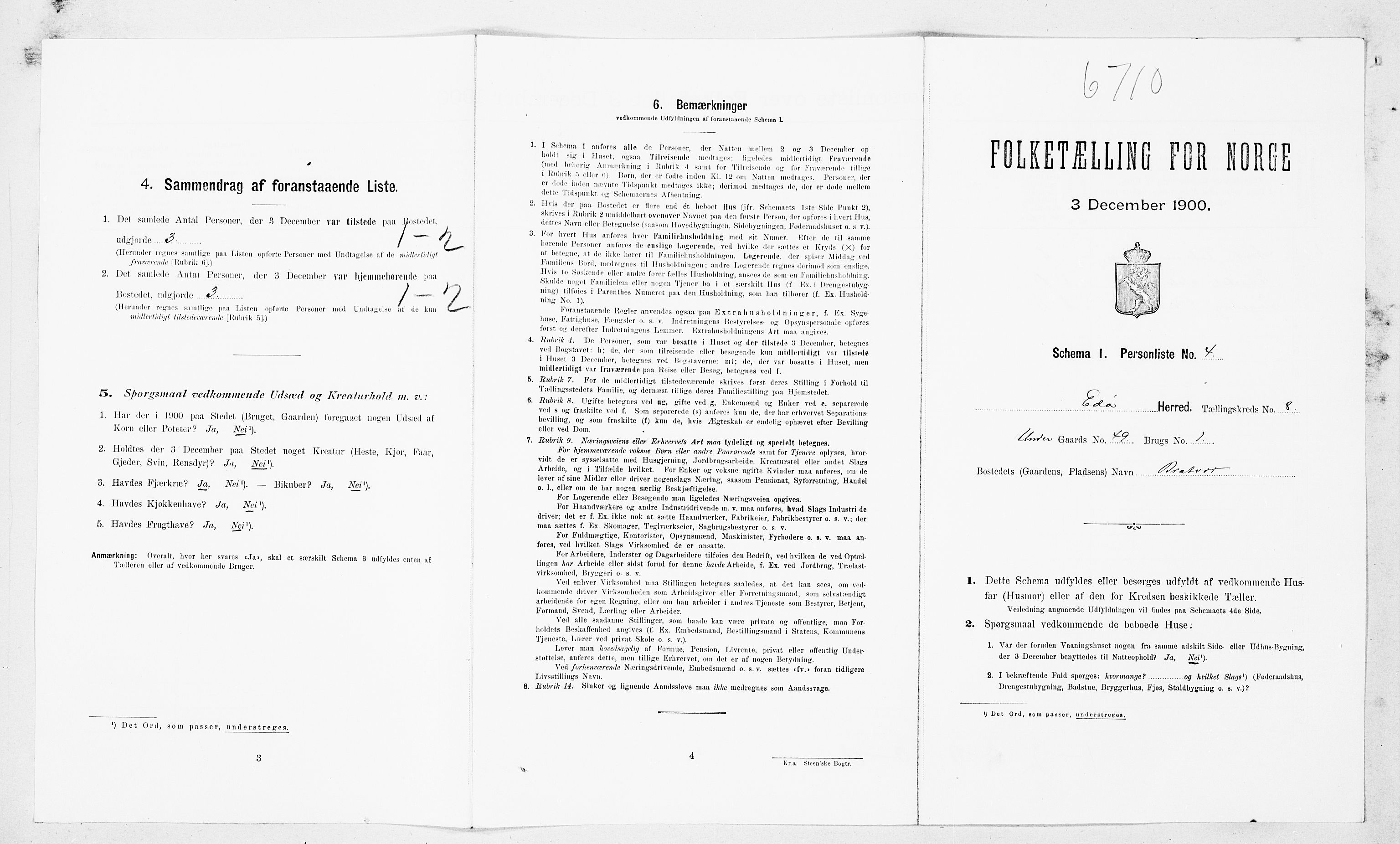 SAT, Folketelling 1900 for 1573 Edøy herred, 1900, s. 645