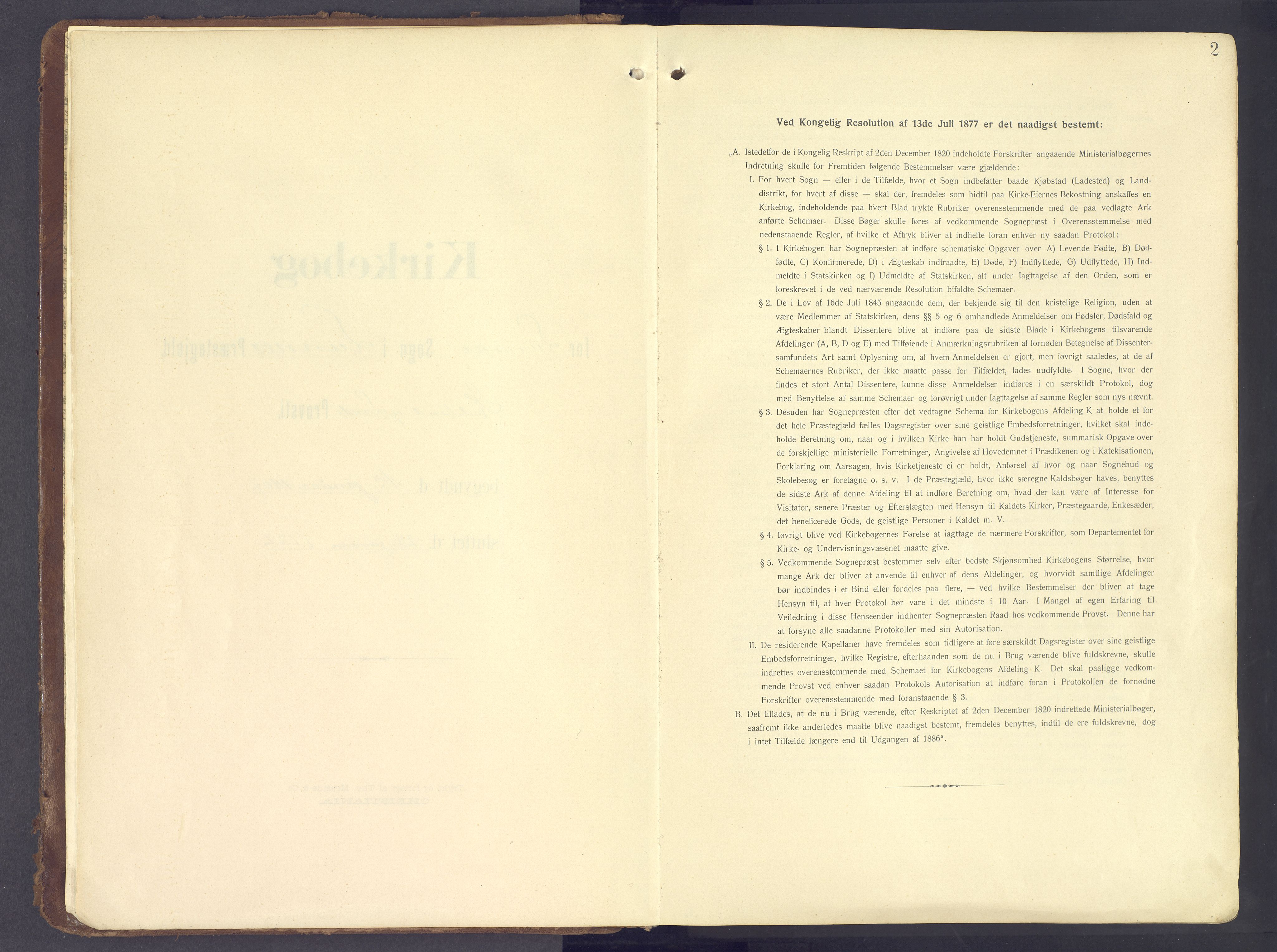 Lunner prestekontor, SAH/PREST-118/H/Ha/Haa/L0001: Ministerialbok nr. 1, 1907-1922, s. 2