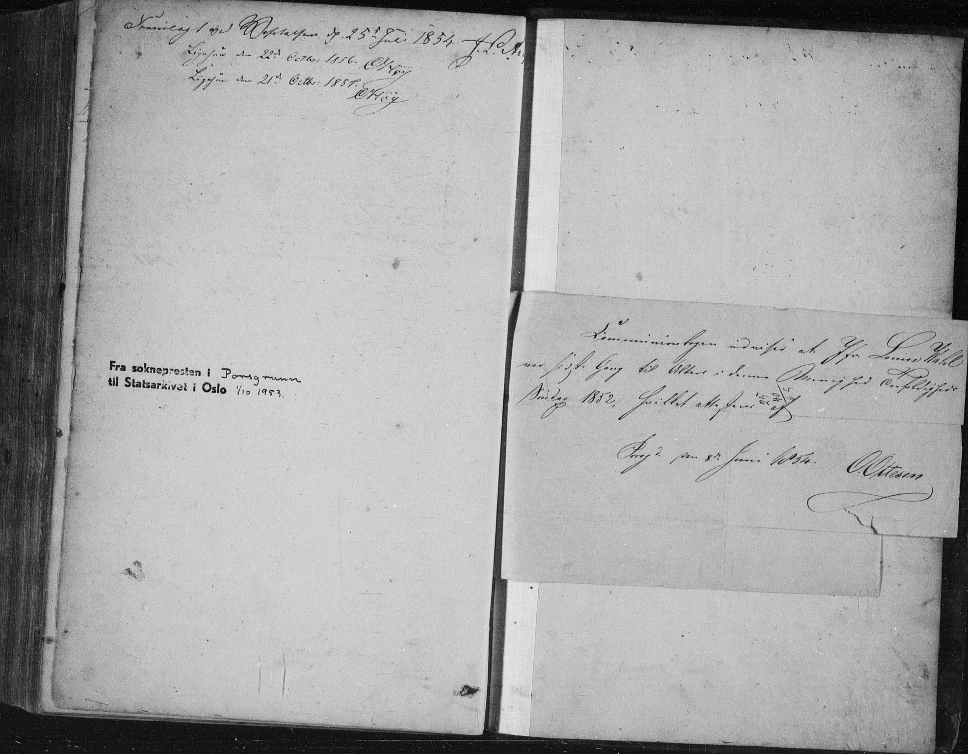 Porsgrunn kirkebøker , AV/SAKO-A-104/F/Fa/L0006: Ministerialbok nr. 6, 1841-1857