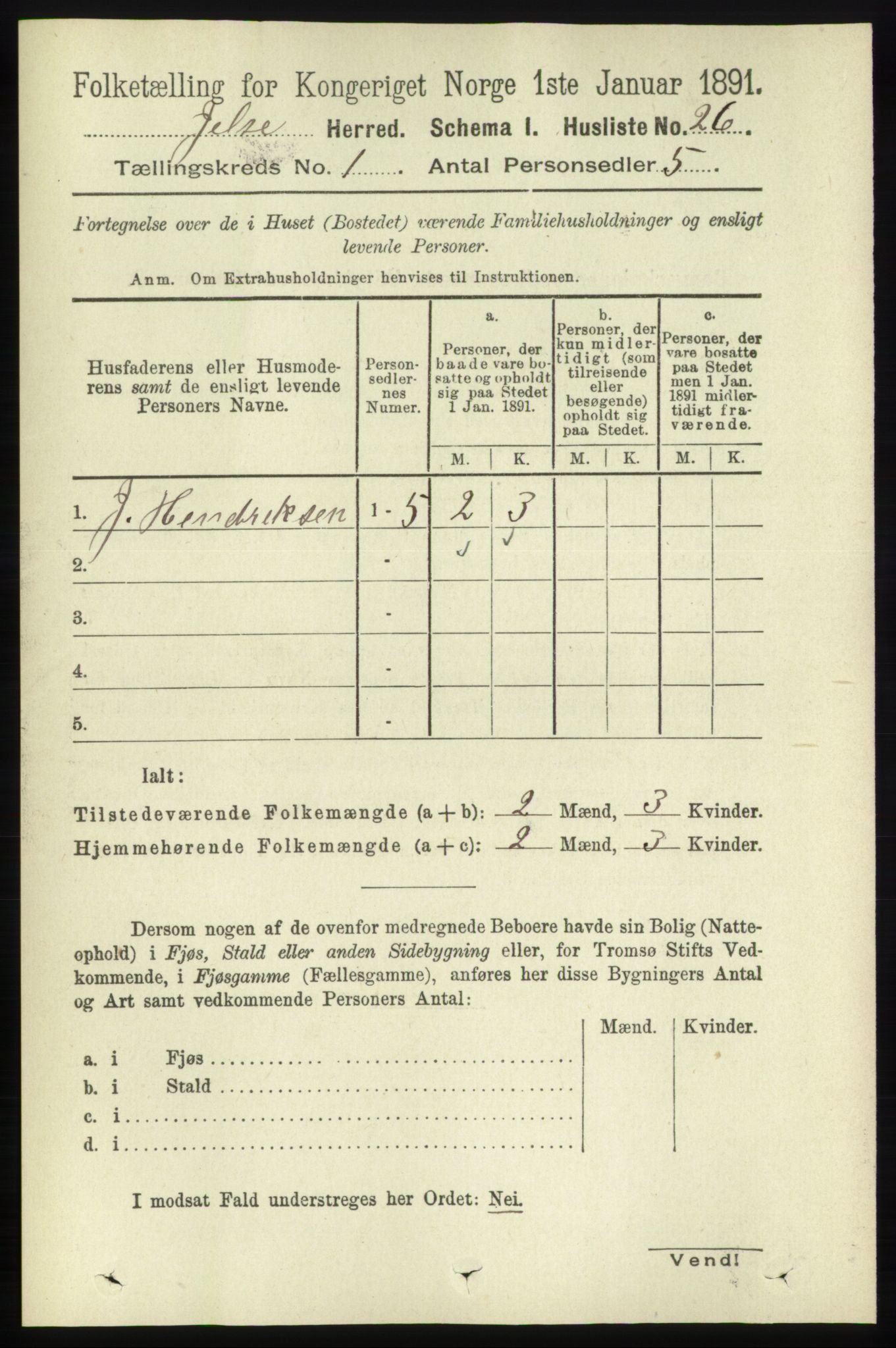 RA, Folketelling 1891 for 1138 Jelsa herred, 1891, s. 55