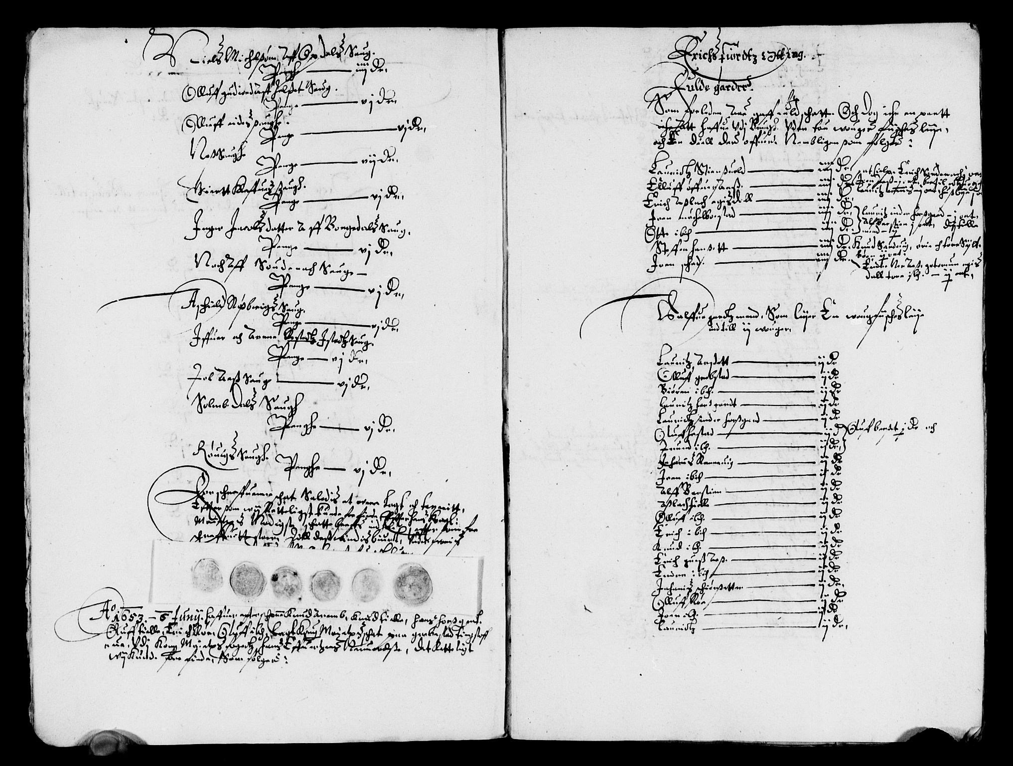 Rentekammeret inntil 1814, Reviderte regnskaper, Lensregnskaper, AV/RA-EA-5023/R/Rb/Rbw/L0112: Trondheim len, 1653