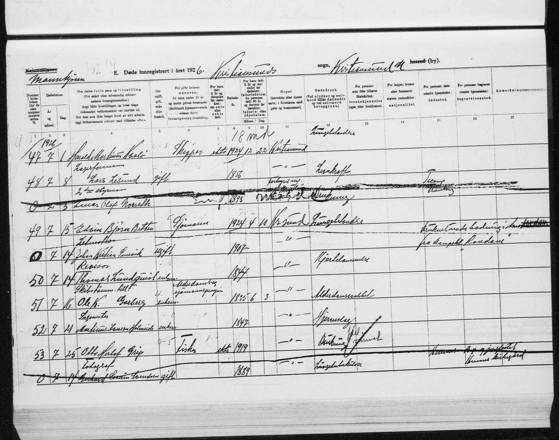 Ministerialprotokoller, klokkerbøker og fødselsregistre - Møre og Romsdal, AV/SAT-A-1454/572/L0863: Ministerialbok nr. 572D07, 1917-1935