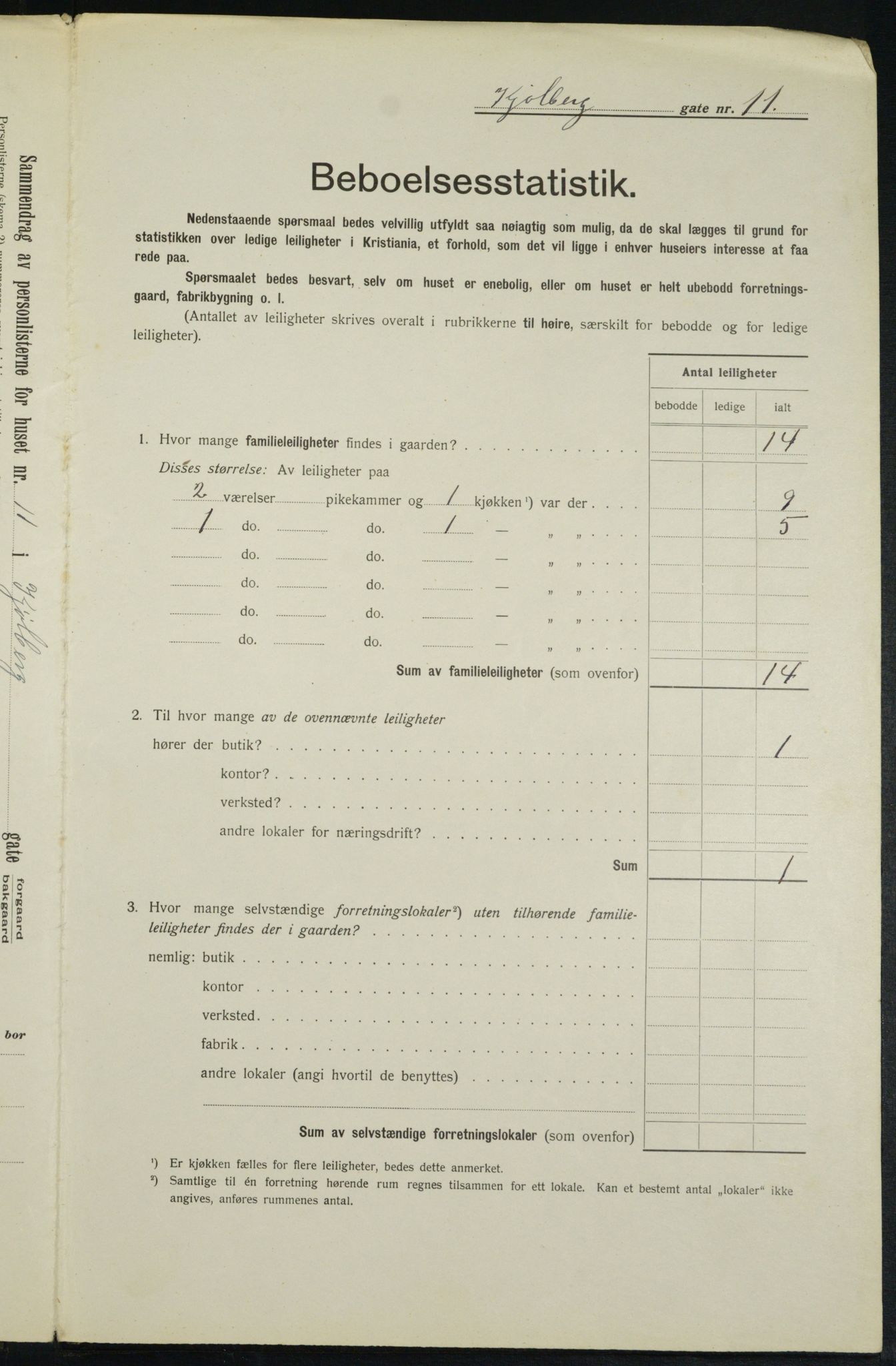 OBA, Kommunal folketelling 1.2.1913 for Kristiania, 1913, s. 51231