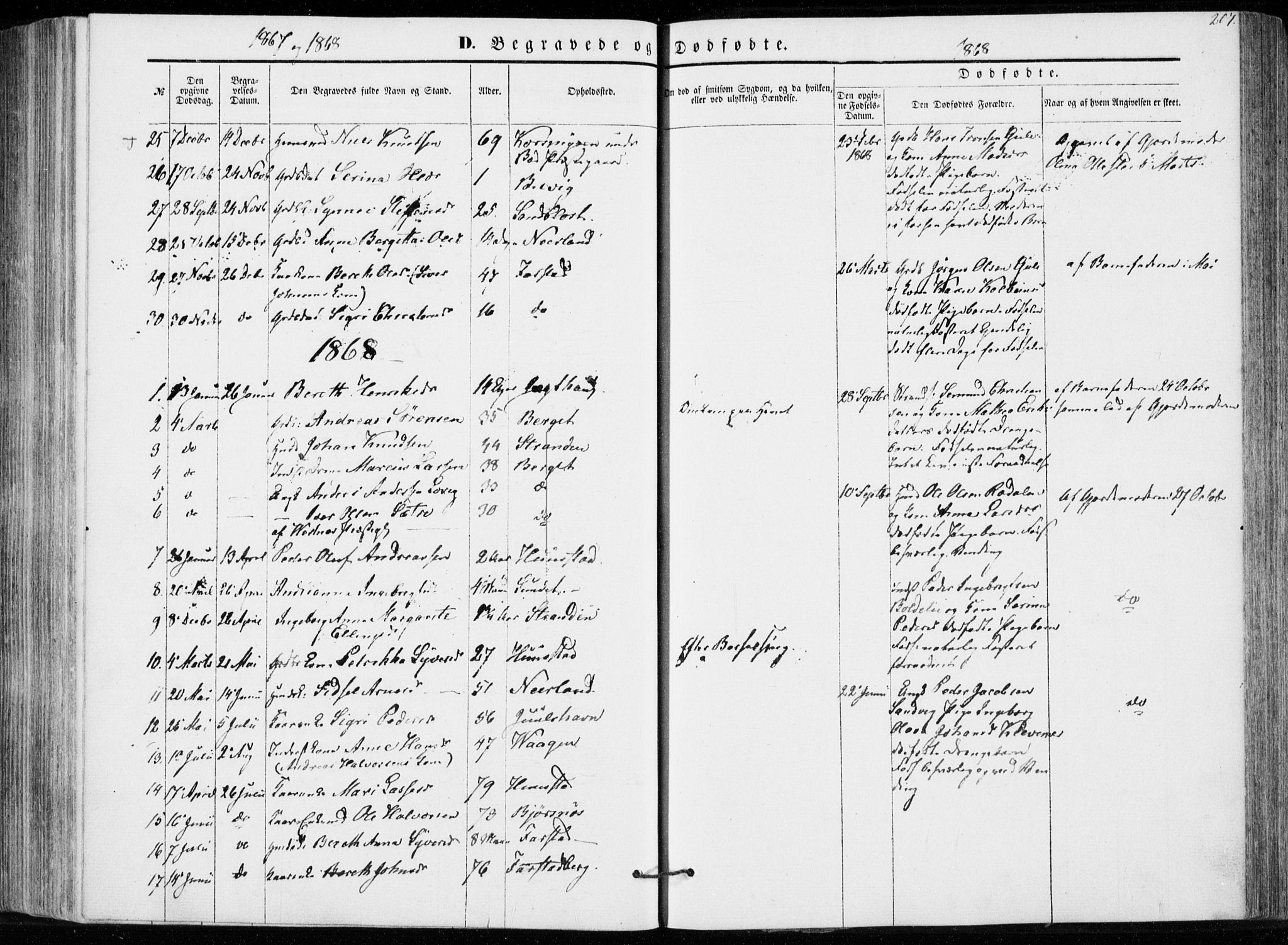 Ministerialprotokoller, klokkerbøker og fødselsregistre - Møre og Romsdal, AV/SAT-A-1454/566/L0767: Ministerialbok nr. 566A06, 1852-1868, s. 207