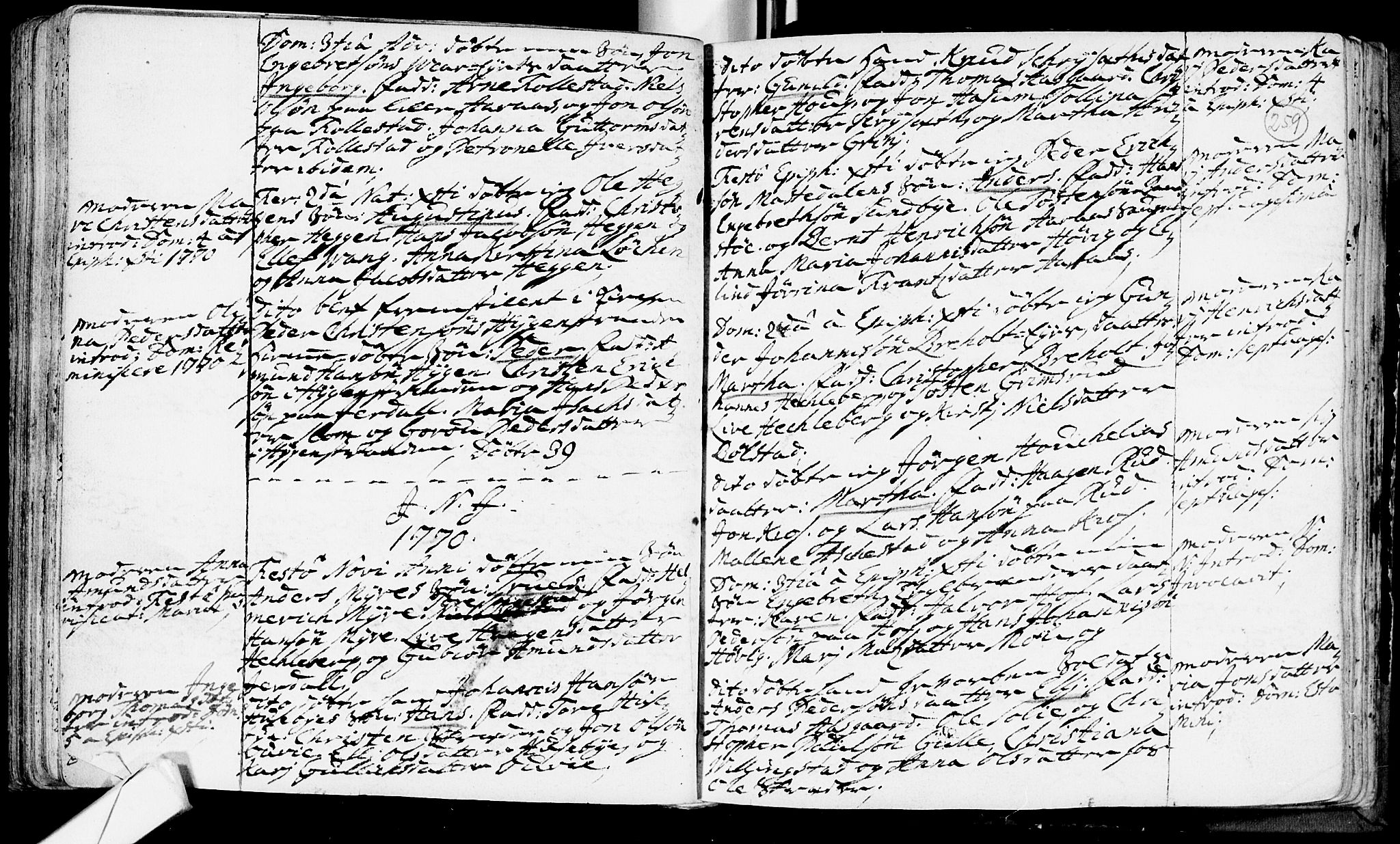 Røyken kirkebøker, SAKO/A-241/F/Fa/L0002: Ministerialbok nr. 2, 1731-1782, s. 259