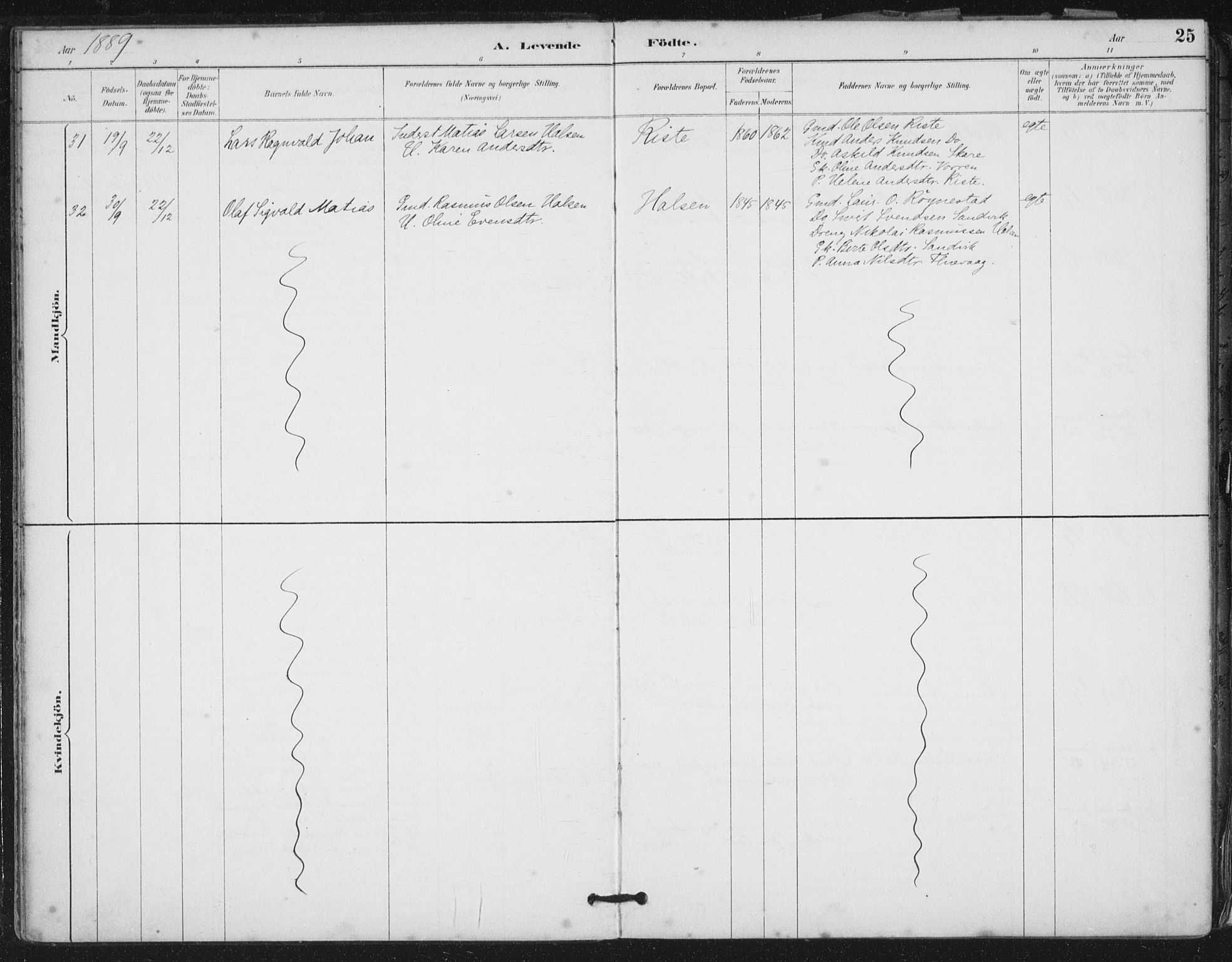 Ministerialprotokoller, klokkerbøker og fødselsregistre - Møre og Romsdal, SAT/A-1454/503/L0037: Ministerialbok nr. 503A05, 1884-1900, s. 25