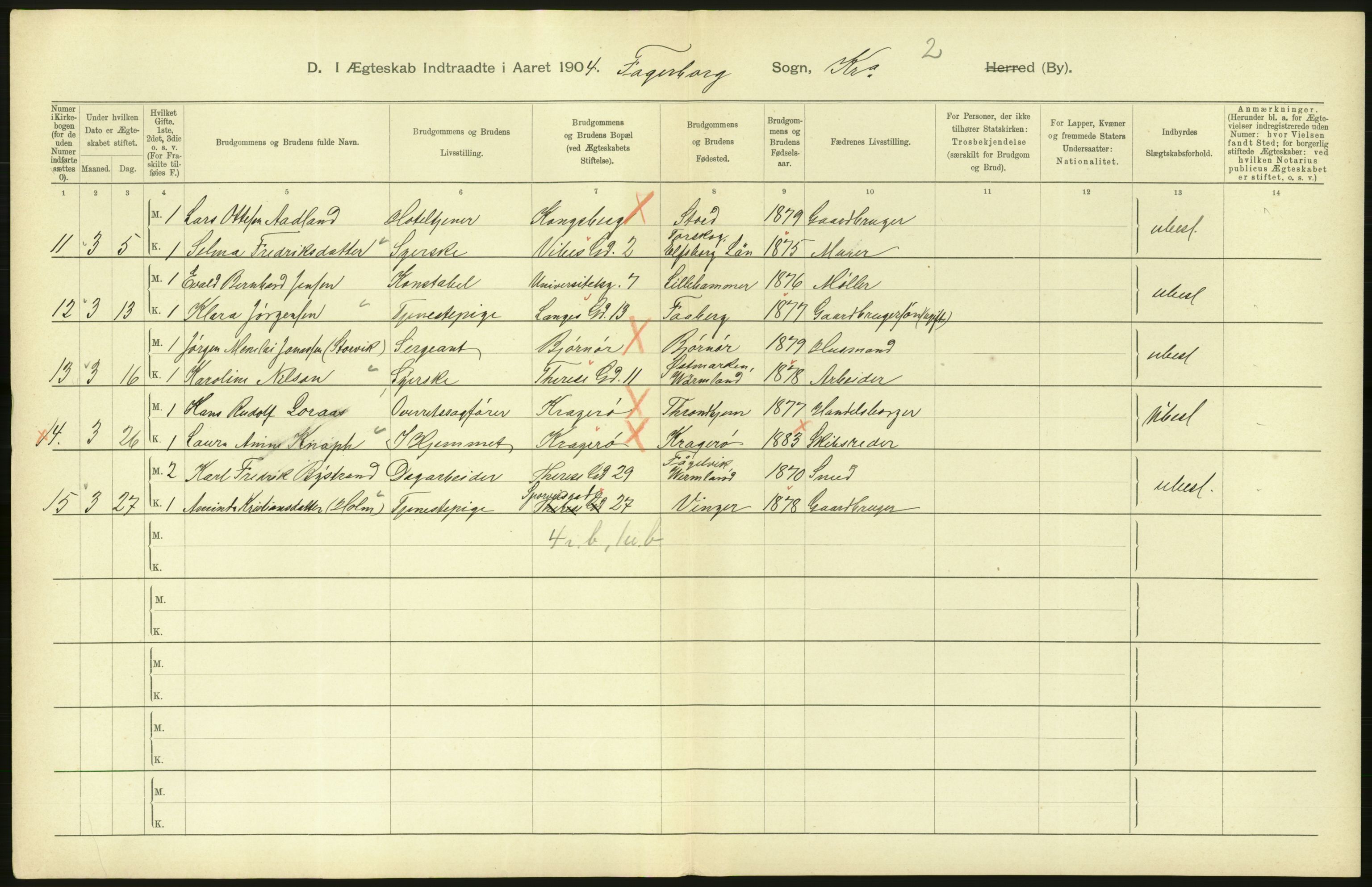 Statistisk sentralbyrå, Sosiodemografiske emner, Befolkning, AV/RA-S-2228/D/Df/Dfa/Dfab/L0004: Kristiania: Gifte, døde, 1904, s. 78