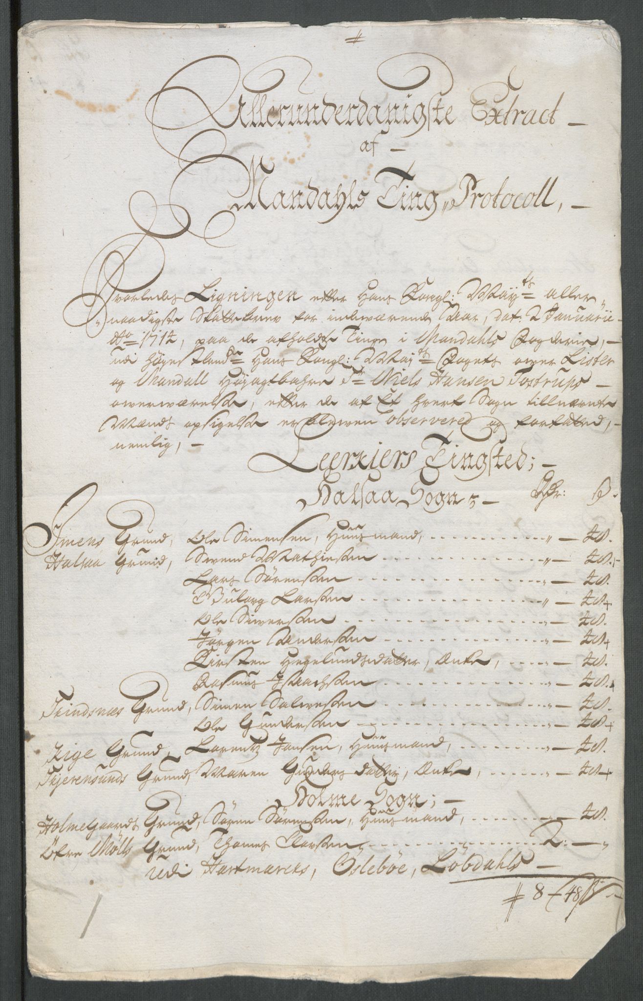 Rentekammeret inntil 1814, Reviderte regnskaper, Fogderegnskap, RA/EA-4092/R43/L2558: Fogderegnskap Lista og Mandal, 1714, s. 59