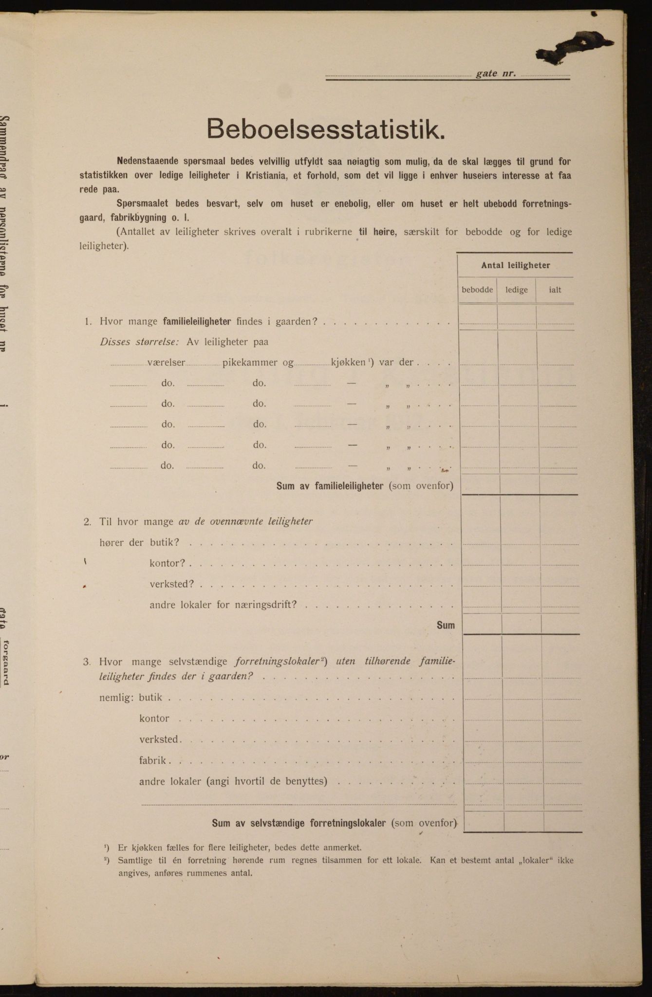 OBA, Kommunal folketelling 1.2.1912 for Kristiania, 1912, s. 103596