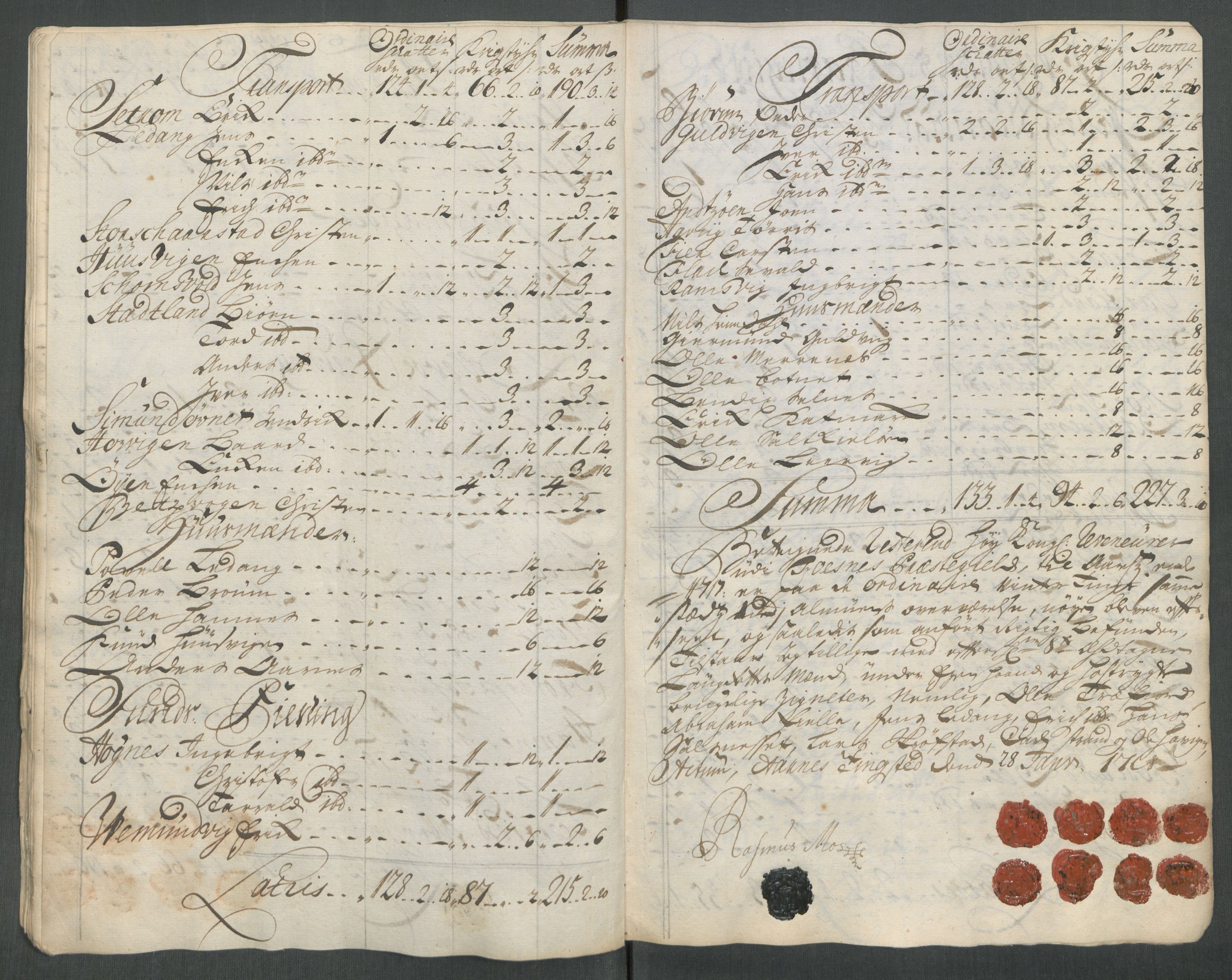 Rentekammeret inntil 1814, Reviderte regnskaper, Fogderegnskap, AV/RA-EA-4092/R64/L4438: Fogderegnskap Namdal, 1717, s. 271