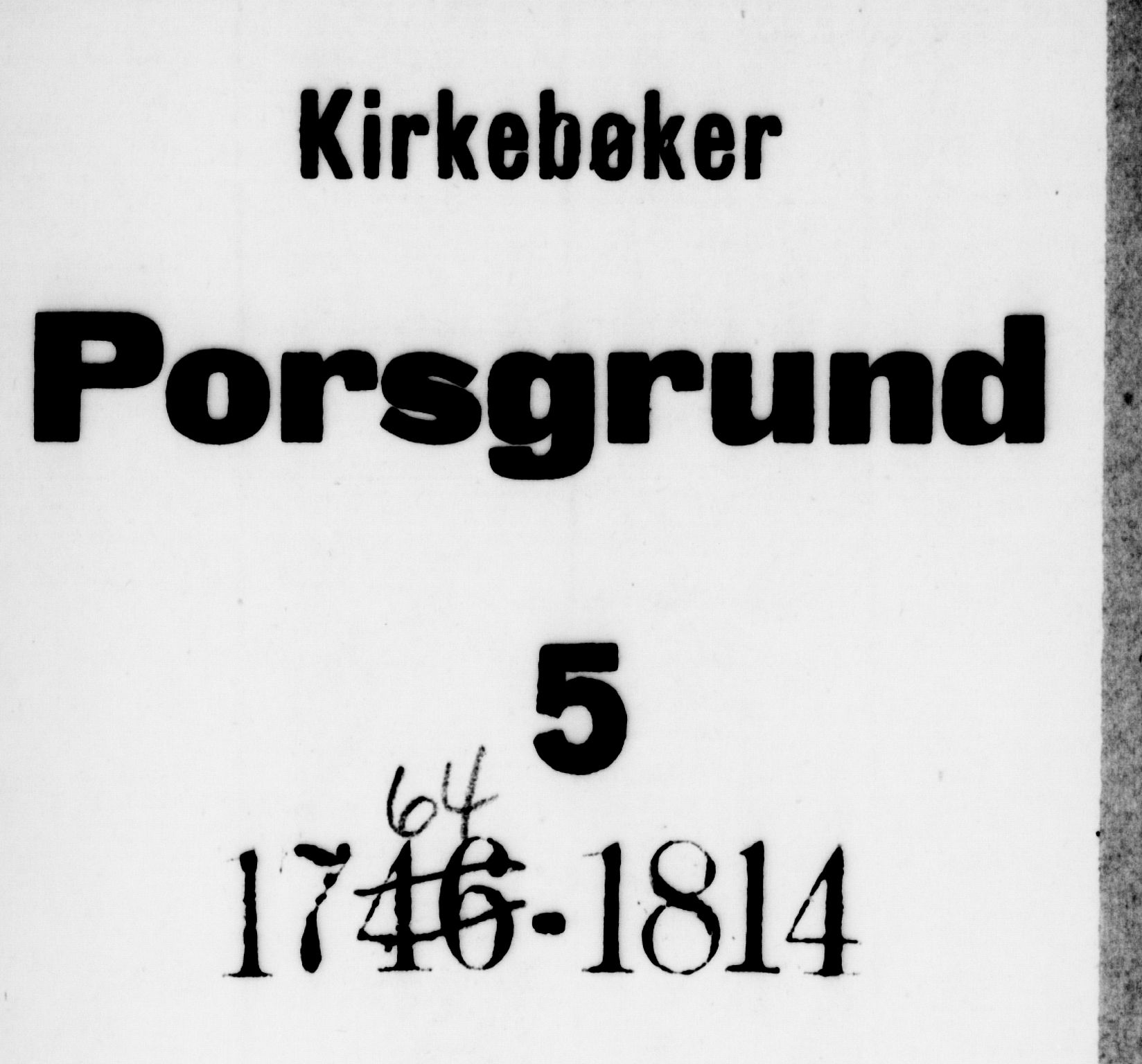 Porsgrunn kirkebøker , AV/SAKO-A-104/F/Fa/L0002: Ministerialbok nr. 2, 1764-1814