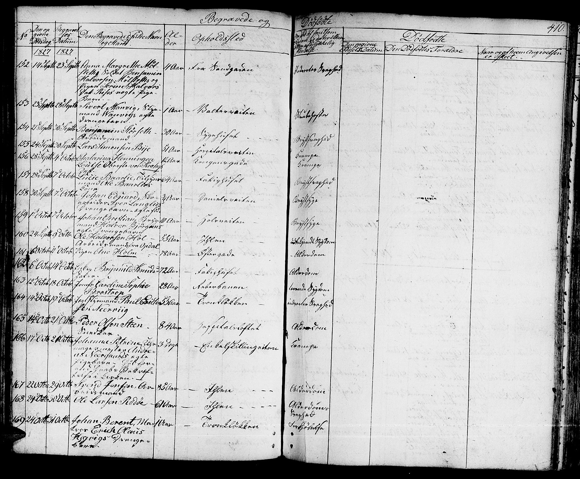Ministerialprotokoller, klokkerbøker og fødselsregistre - Sør-Trøndelag, AV/SAT-A-1456/601/L0045: Ministerialbok nr. 601A13, 1821-1831, s. 410