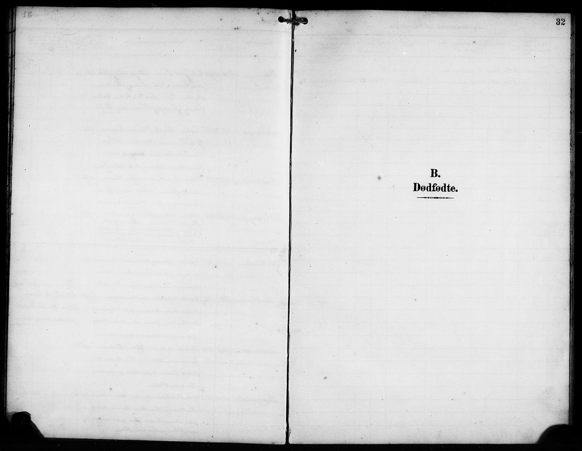 Lindås Sokneprestembete, AV/SAB-A-76701/H/Hab/Habd/L0002: Klokkerbok nr. D 2, 1898-1910, s. 32