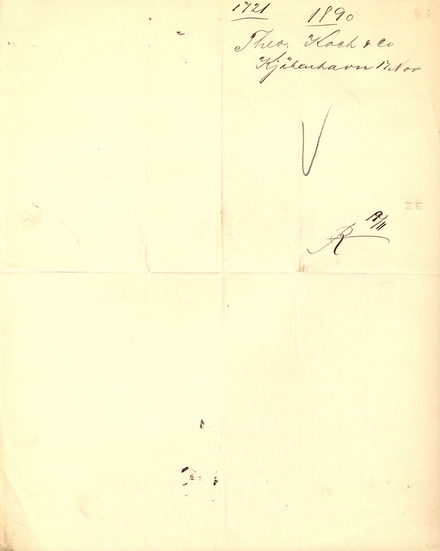 Pa 63 - Østlandske skibsassuranceforening, VEMU/A-1079/G/Ga/L0025/0004: Havaridokumenter / Imanuel, Hefhi, Guldregn, Haabet, Harald, Windsor, 1890, s. 65