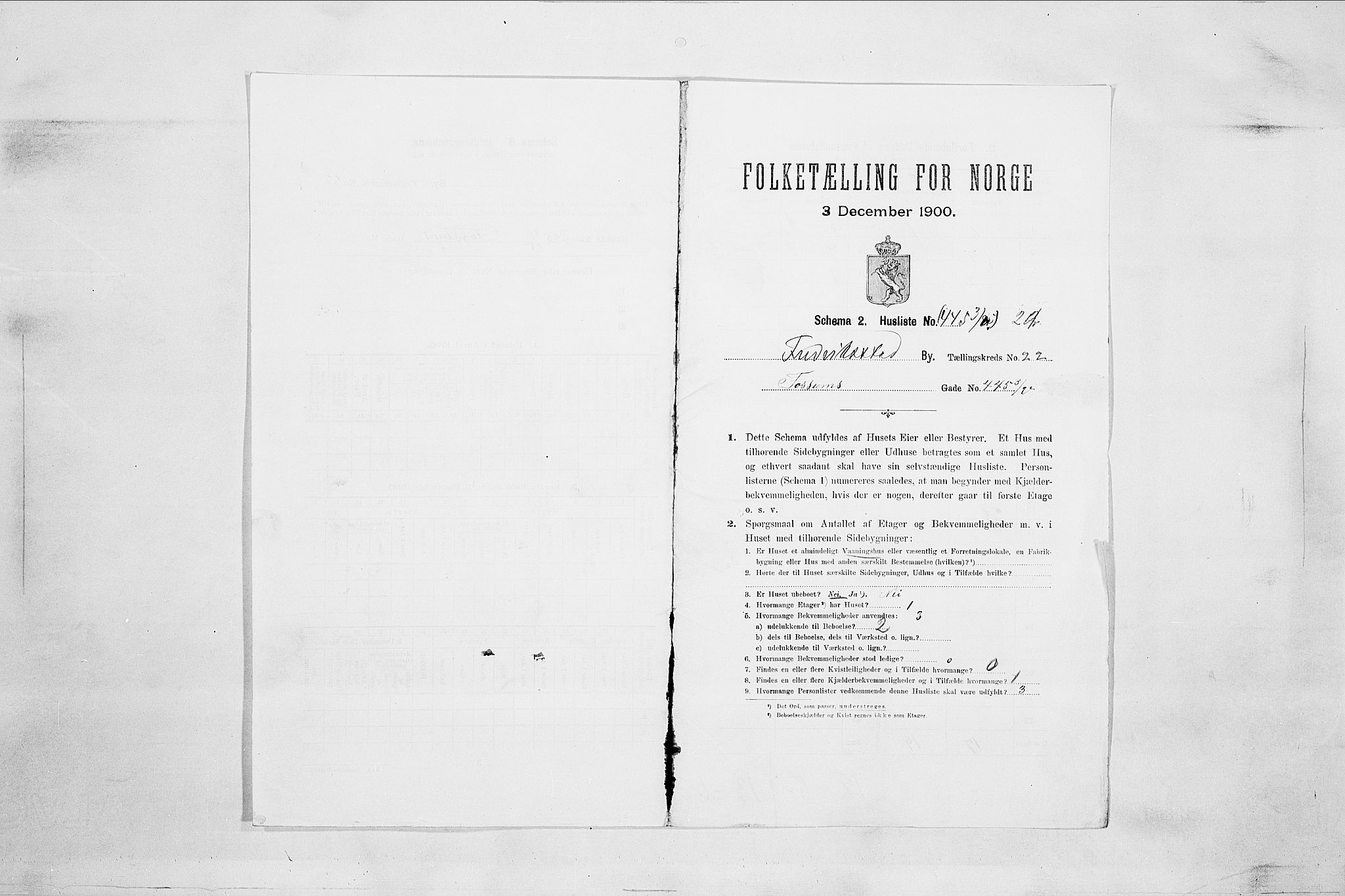 SAO, Folketelling 1900 for 0103 Fredrikstad kjøpstad, 1900, s. 3479