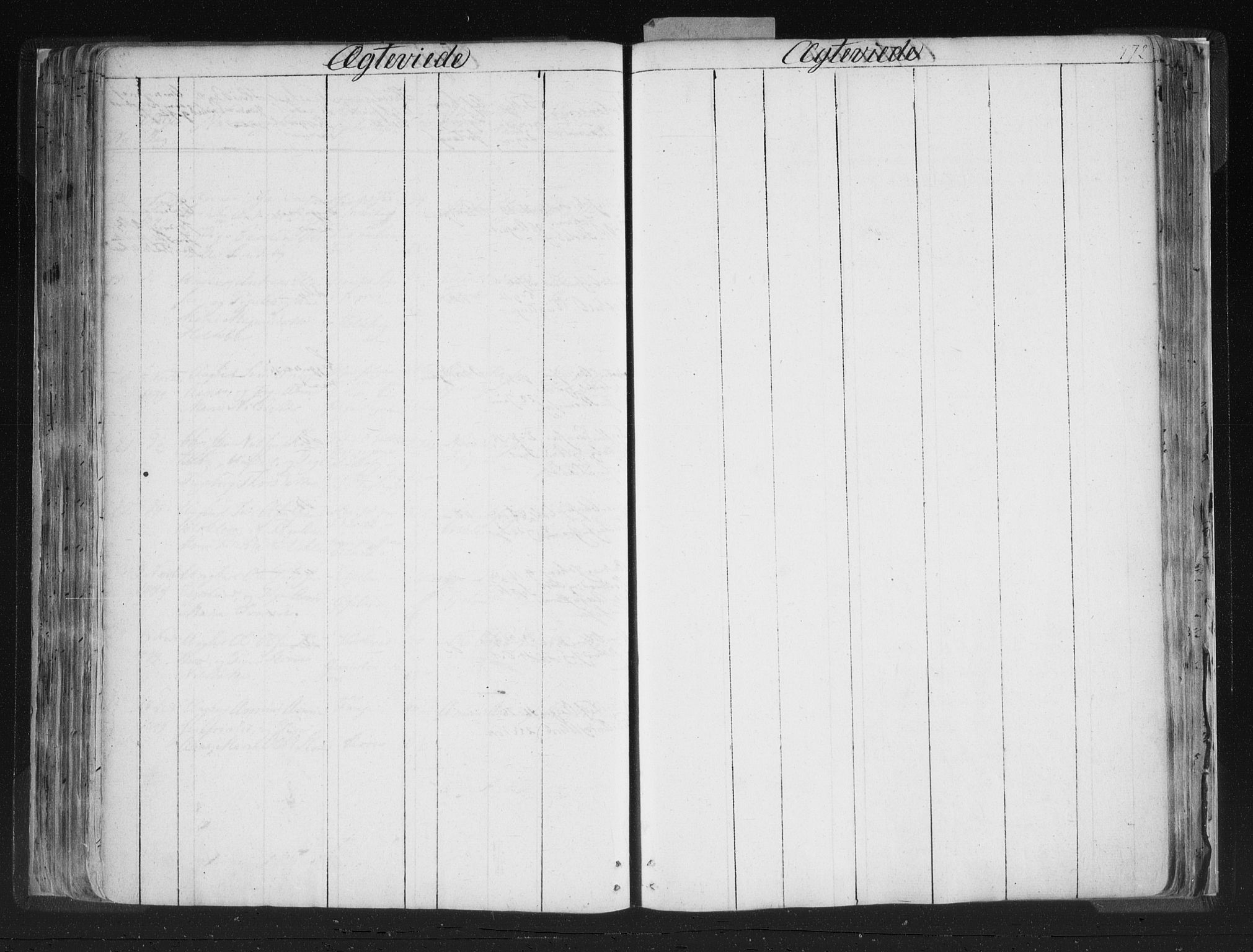 Aremark prestekontor Kirkebøker, AV/SAO-A-10899/F/Fc/L0002: Ministerialbok nr. III 2, 1834-1849, s. 172