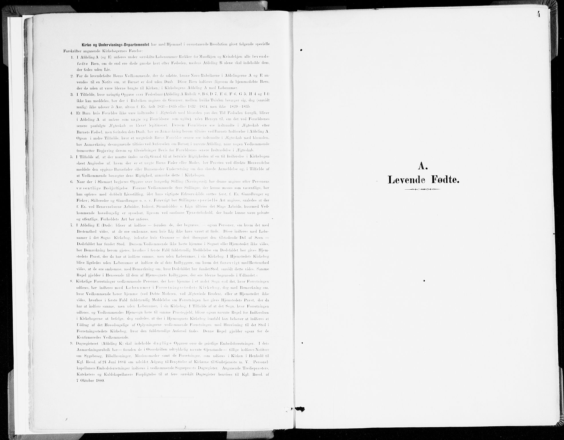 Selje sokneprestembete, SAB/A-99938/H/Ha/Haa/Haab: Ministerialbok nr. B 2, 1891-1907, s. 4