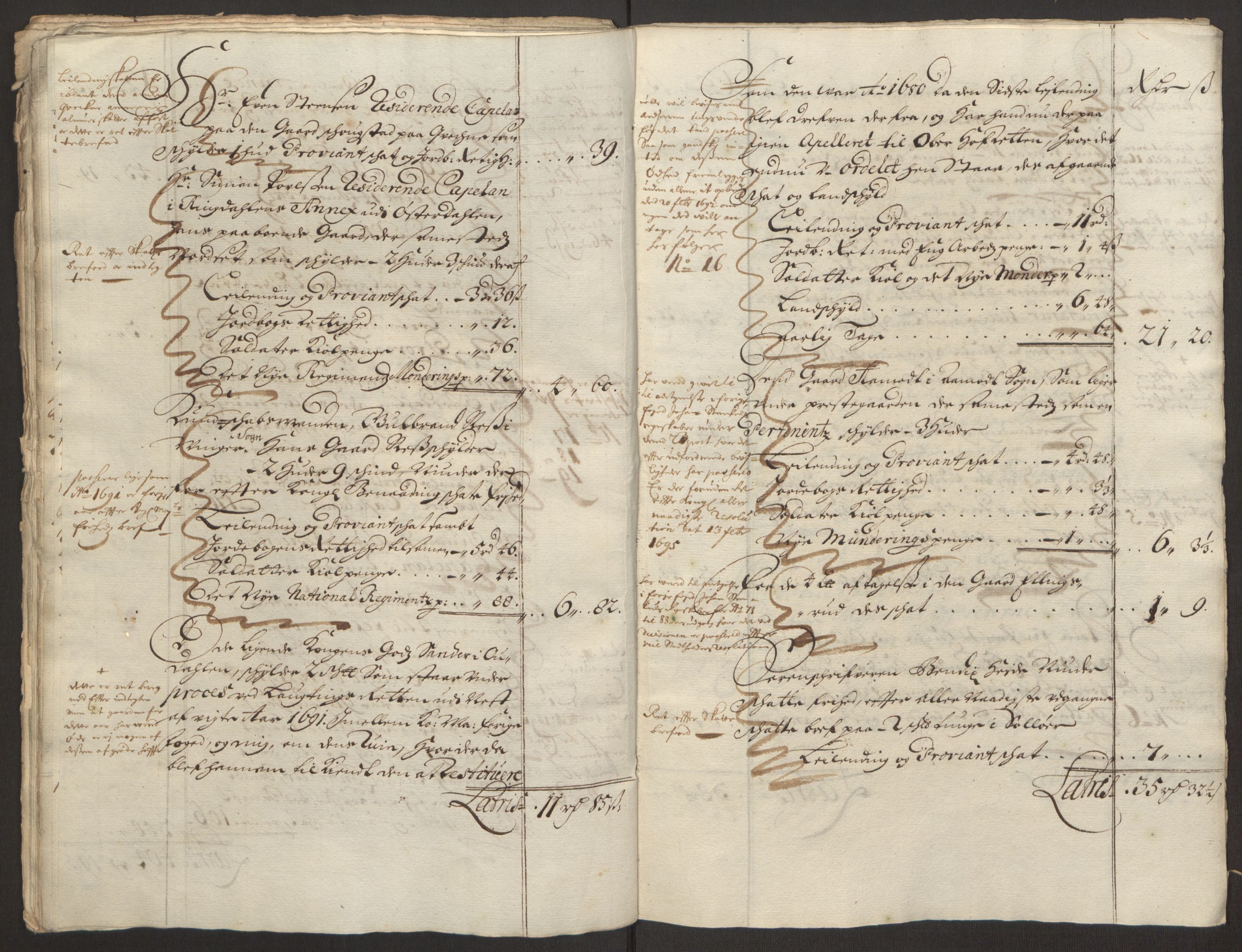 Rentekammeret inntil 1814, Reviderte regnskaper, Fogderegnskap, AV/RA-EA-4092/R13/L0830: Fogderegnskap Solør, Odal og Østerdal, 1692, s. 22