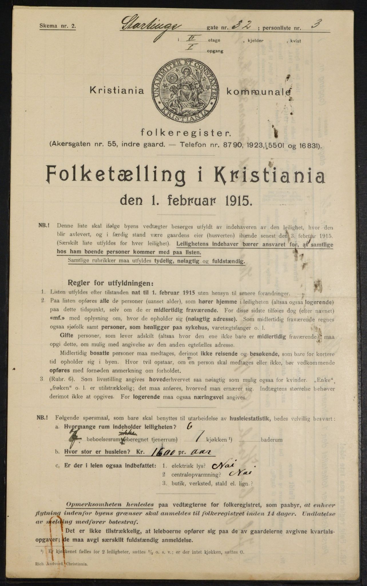 OBA, Kommunal folketelling 1.2.1915 for Kristiania, 1915, s. 103759