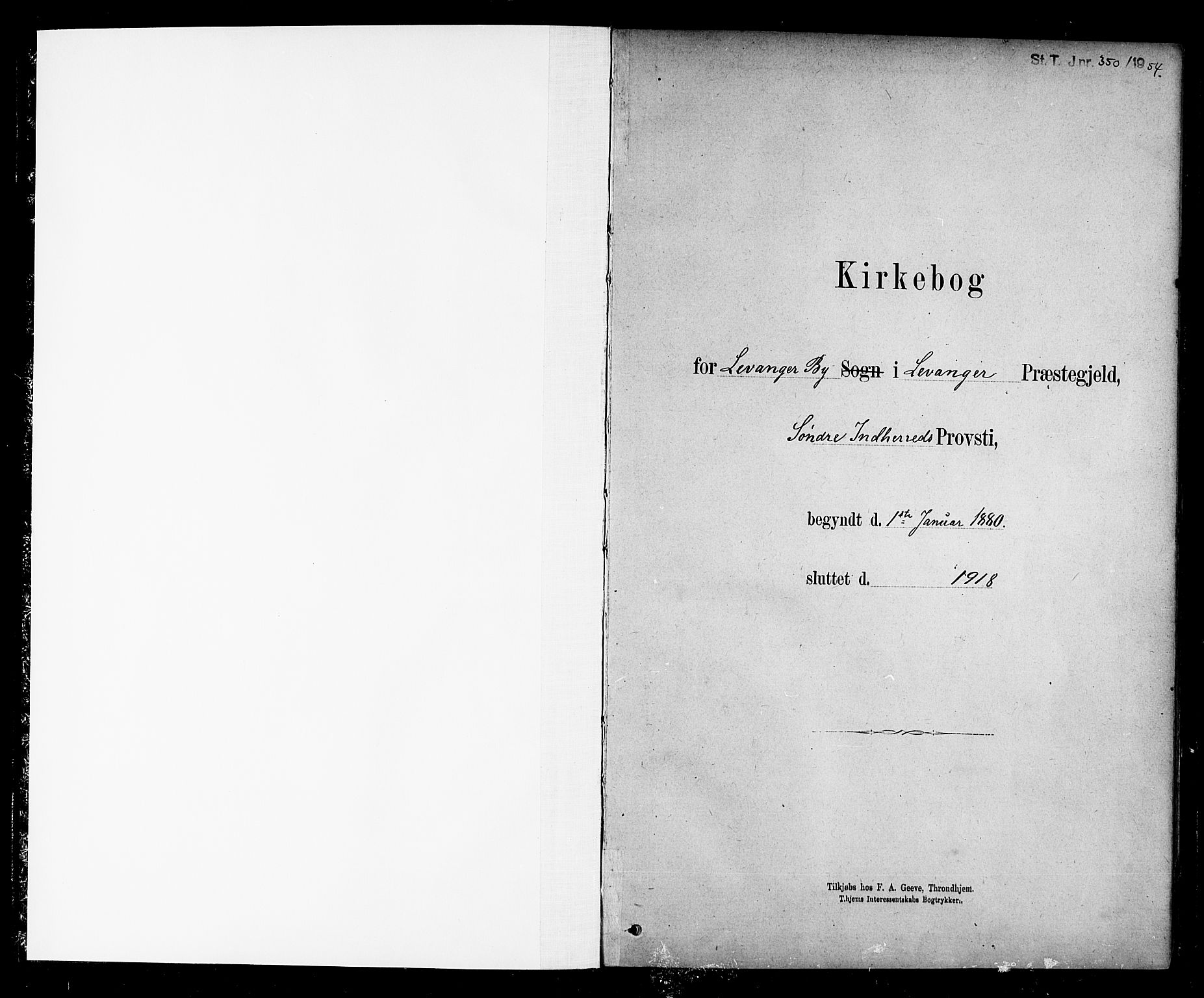 Ministerialprotokoller, klokkerbøker og fødselsregistre - Nord-Trøndelag, SAT/A-1458/720/L0192: Klokkerbok nr. 720C01, 1880-1917