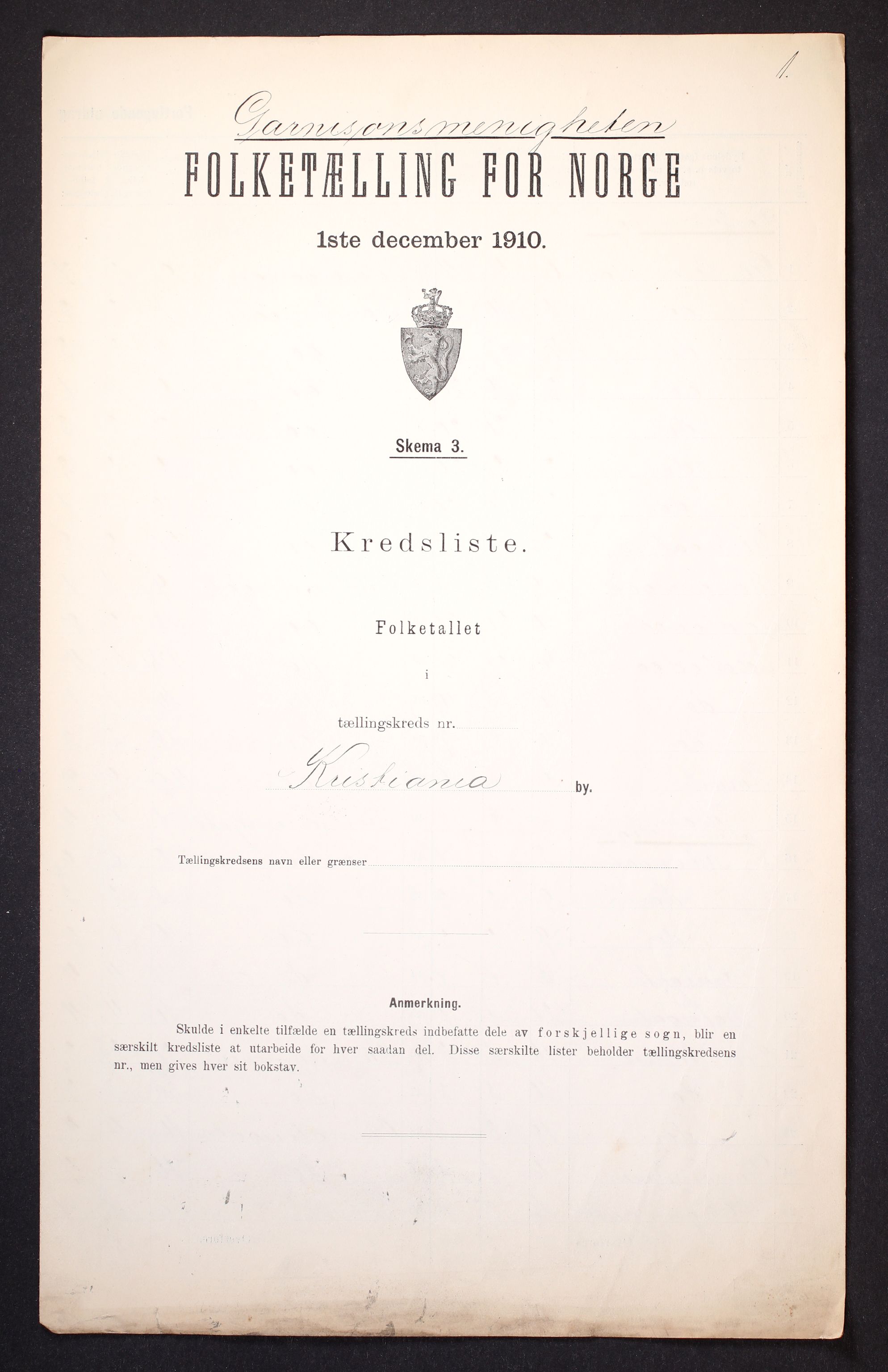 RA, Folketelling 1910 for 0301 Kristiania kjøpstad, 1910, s. 519