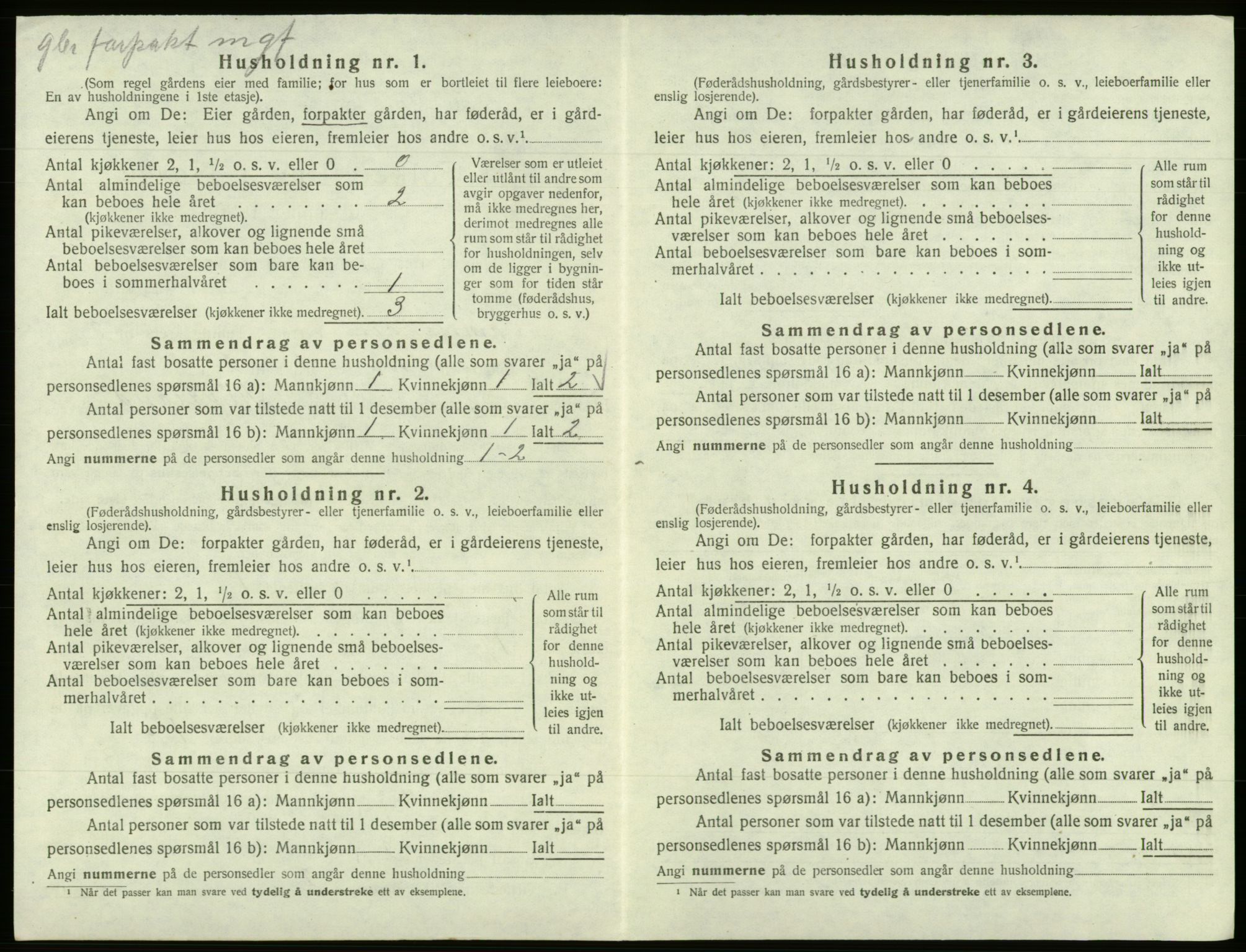 SAB, Folketelling 1920 for 1242 Samnanger herred, 1920, s. 307