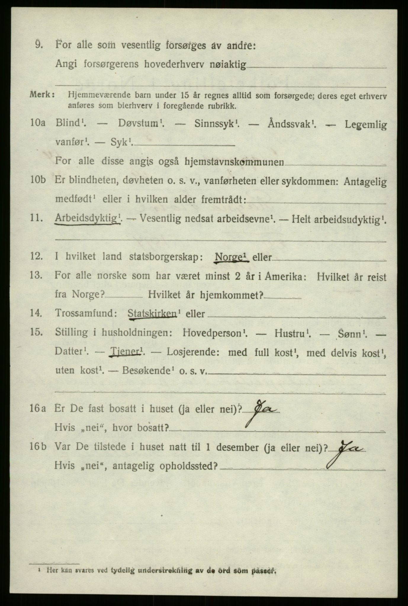 SAB, Folketelling 1920 for 1445 Gloppen herred, 1920, s. 6897