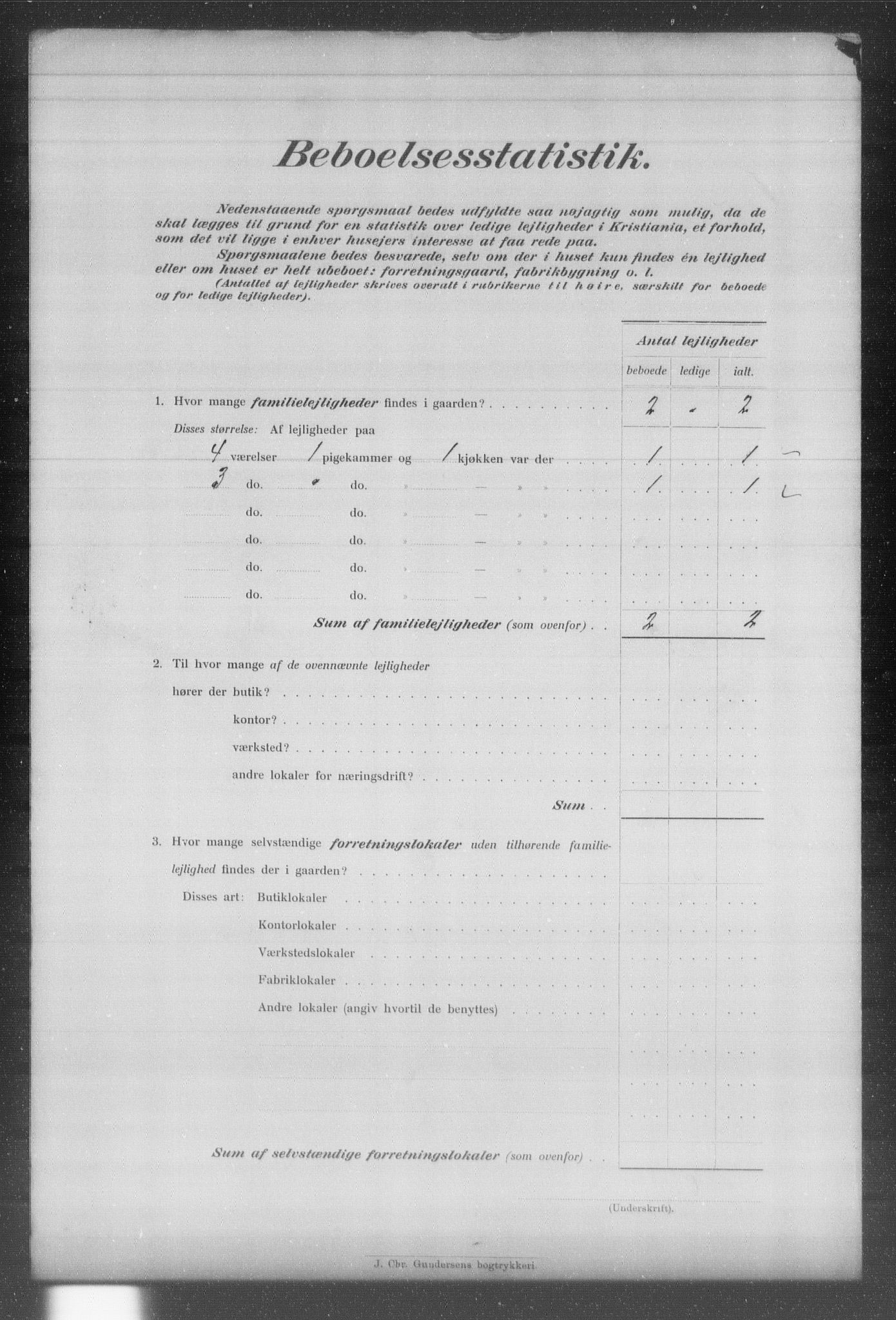 OBA, Kommunal folketelling 31.12.1903 for Kristiania kjøpstad, 1903, s. 11642