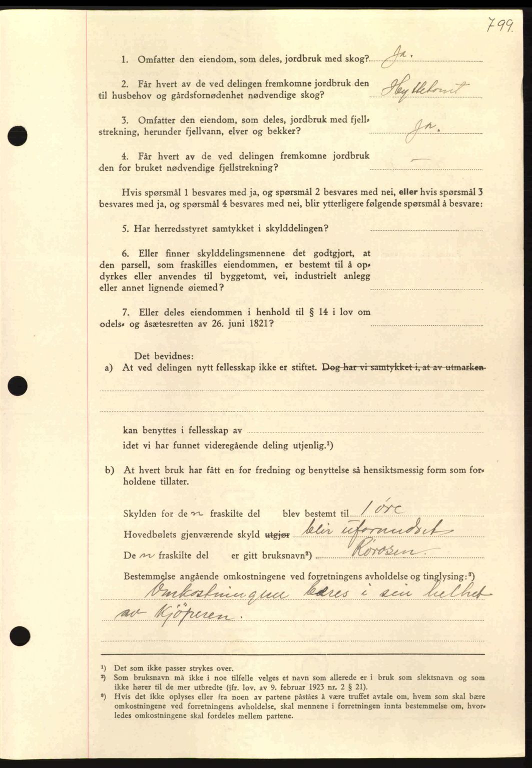 Nordmøre sorenskriveri, AV/SAT-A-4132/1/2/2Ca: Pantebok nr. A97, 1944-1944, Dagboknr: 1111/1944