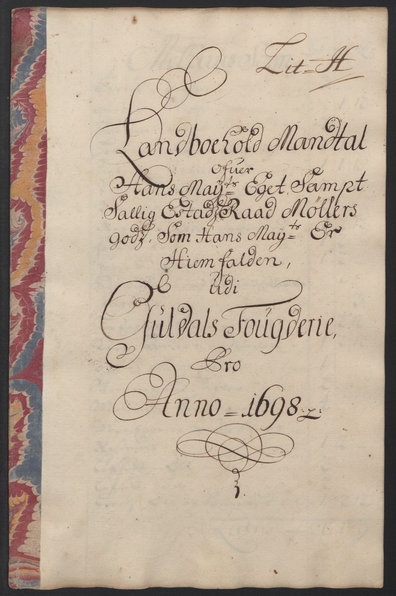 Rentekammeret inntil 1814, Reviderte regnskaper, Fogderegnskap, RA/EA-4092/R60/L3948: Fogderegnskap Orkdal og Gauldal, 1698, s. 361
