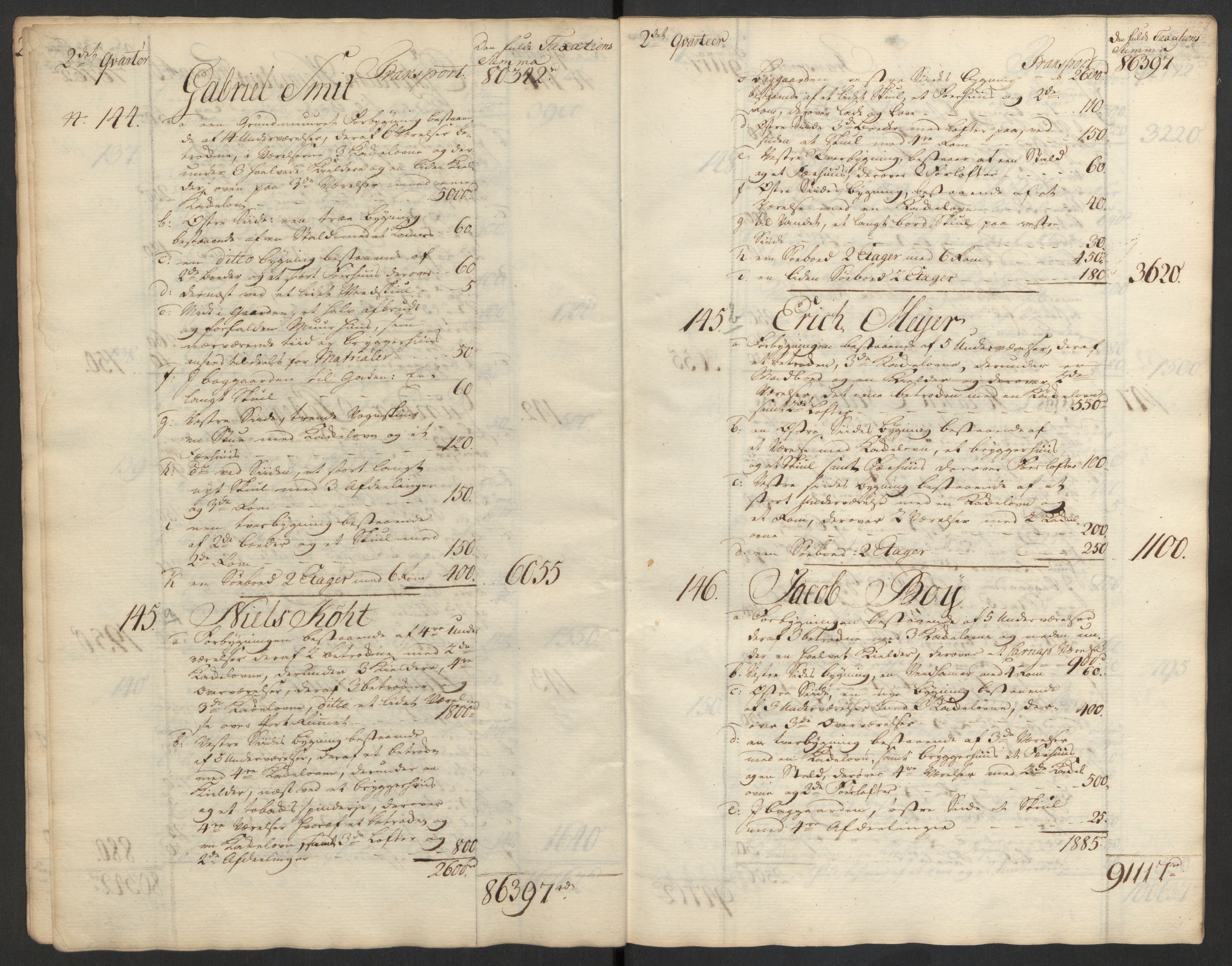 Kommersekollegiet, Brannforsikringskontoret 1767-1814, AV/RA-EA-5458/F/Fa/L0008/0001: Bragernes / Branntakstprotokoll, 1765