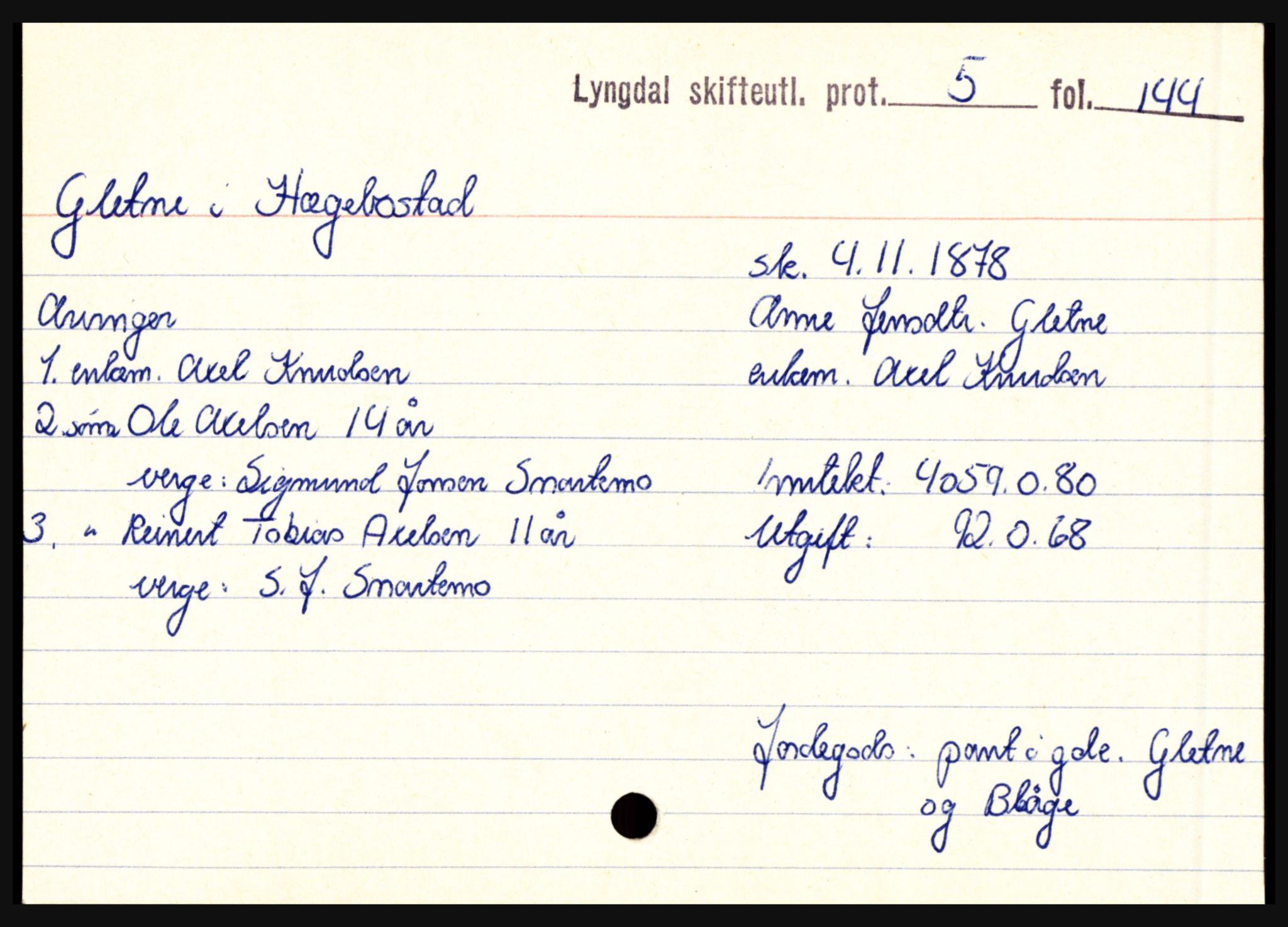 Lyngdal sorenskriveri, AV/SAK-1221-0004/H, s. 3901