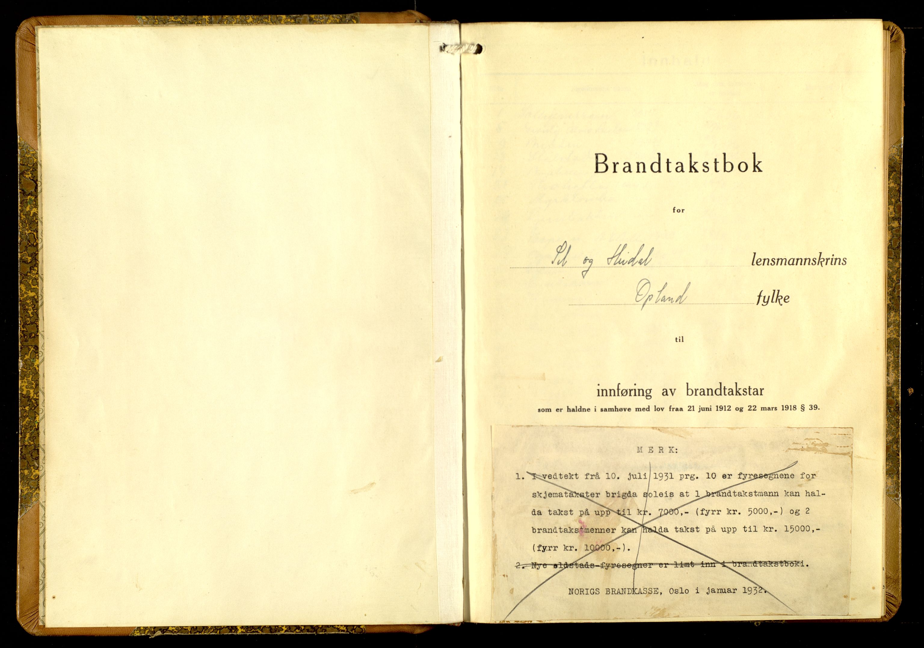 Norges Brannkasse, Sel og Heidal, AV/SAH-NBRANH-034/F/L0011: Branntakstprotokoll, 1936-1938