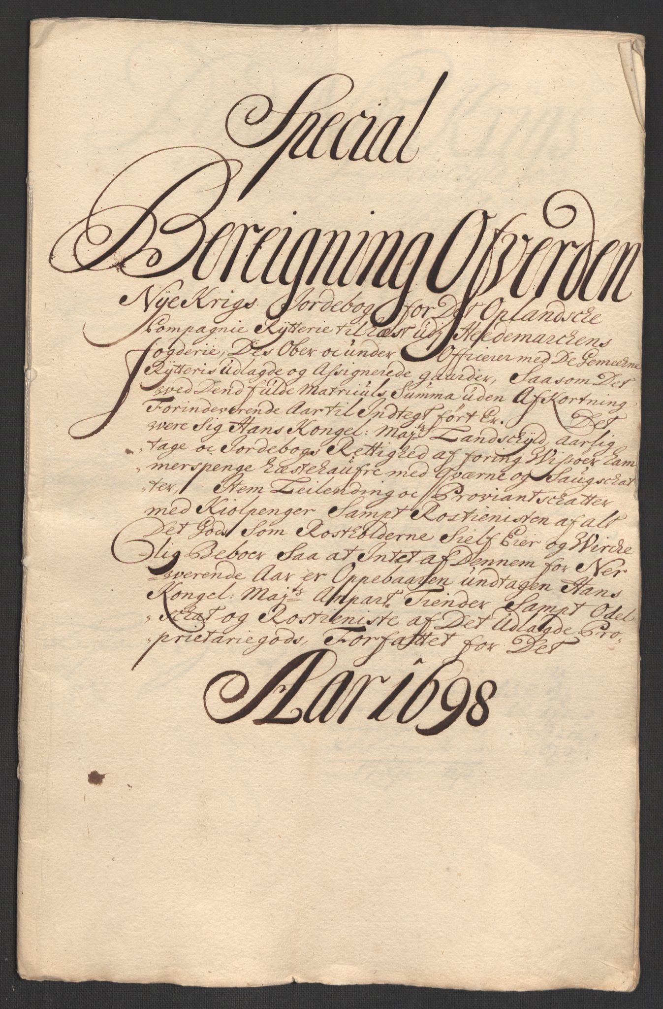 Rentekammeret inntil 1814, Reviderte regnskaper, Fogderegnskap, RA/EA-4092/R16/L1037: Fogderegnskap Hedmark, 1697-1698, s. 410