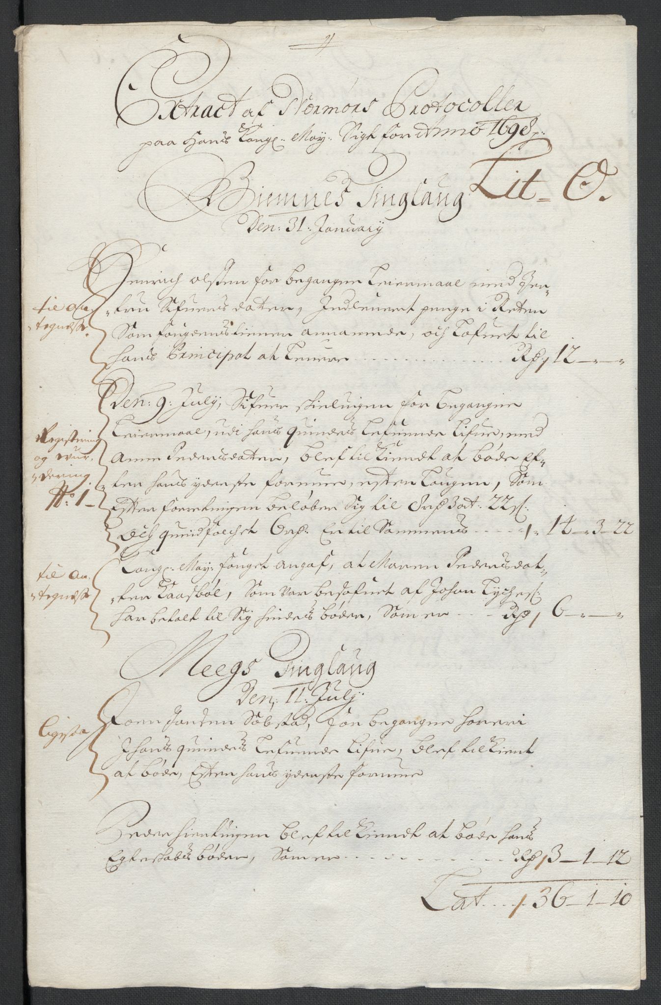 Rentekammeret inntil 1814, Reviderte regnskaper, Fogderegnskap, RA/EA-4092/R56/L3737: Fogderegnskap Nordmøre, 1697-1698, s. 289