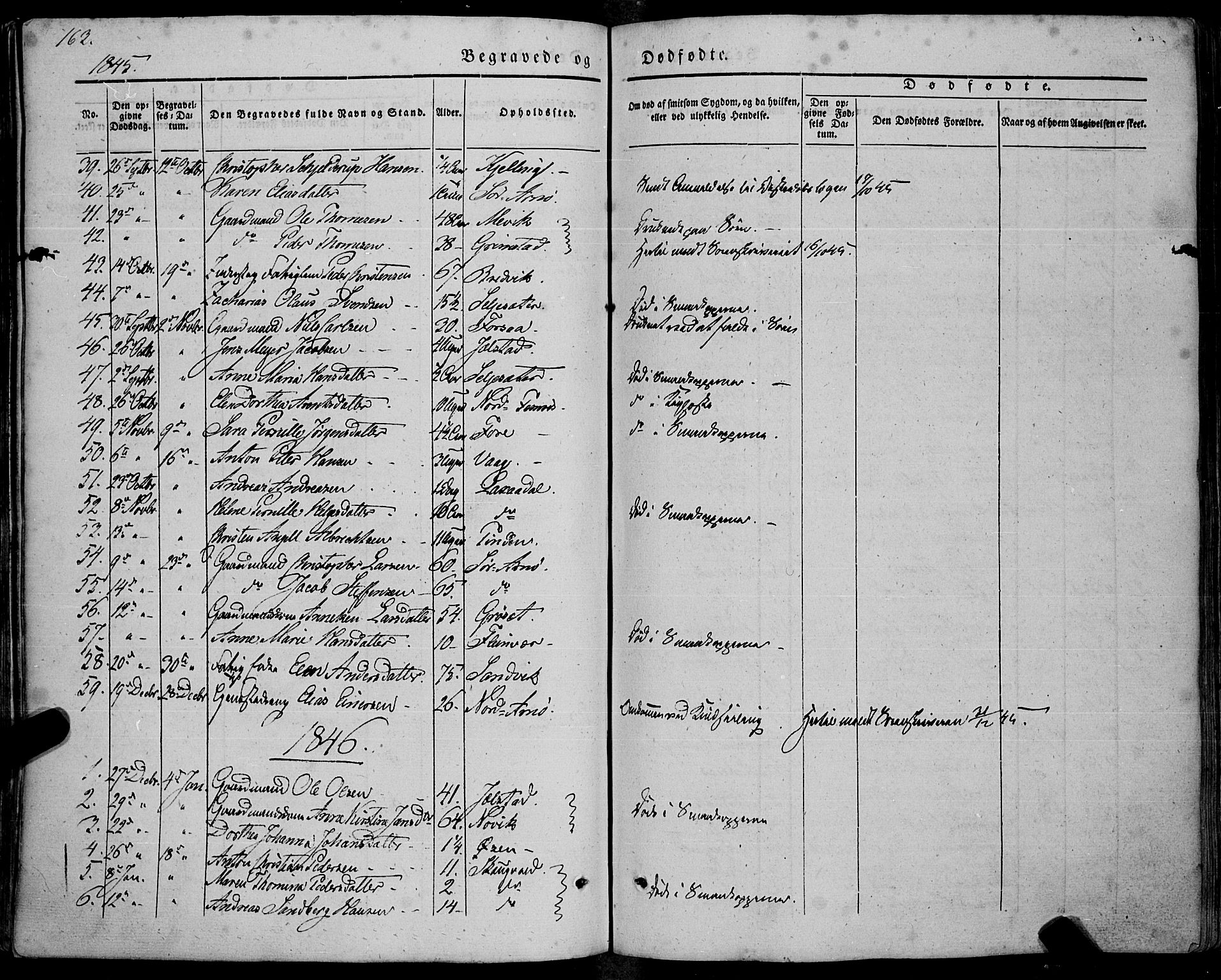 Ministerialprotokoller, klokkerbøker og fødselsregistre - Nordland, SAT/A-1459/805/L0097: Ministerialbok nr. 805A04, 1837-1861, s. 163