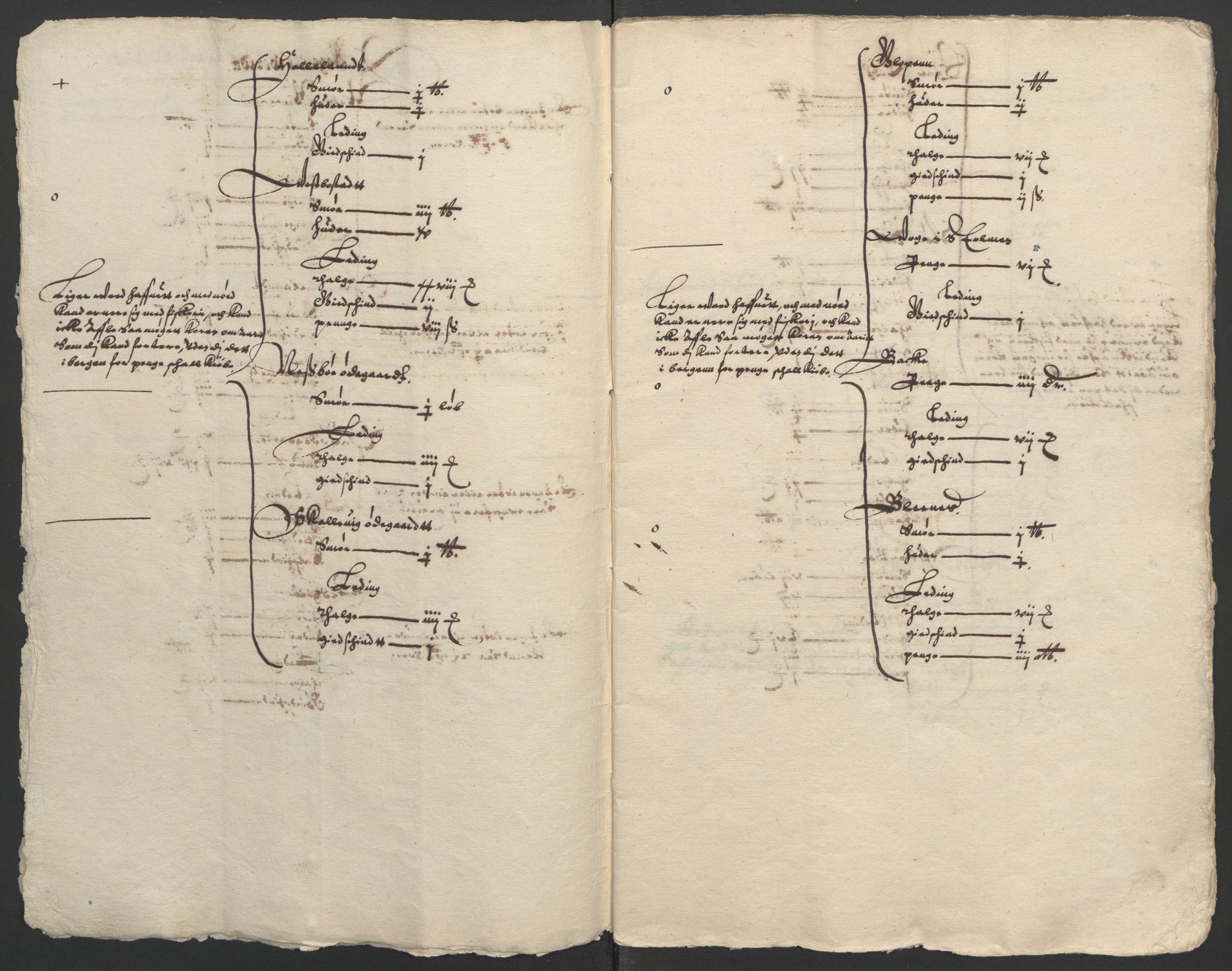 Stattholderembetet 1572-1771, AV/RA-EA-2870/Ek/L0004/0001: Jordebøker til utlikning av garnisonsskatt 1624-1626: / Jordebøker for Bergenhus len, 1626, s. 105