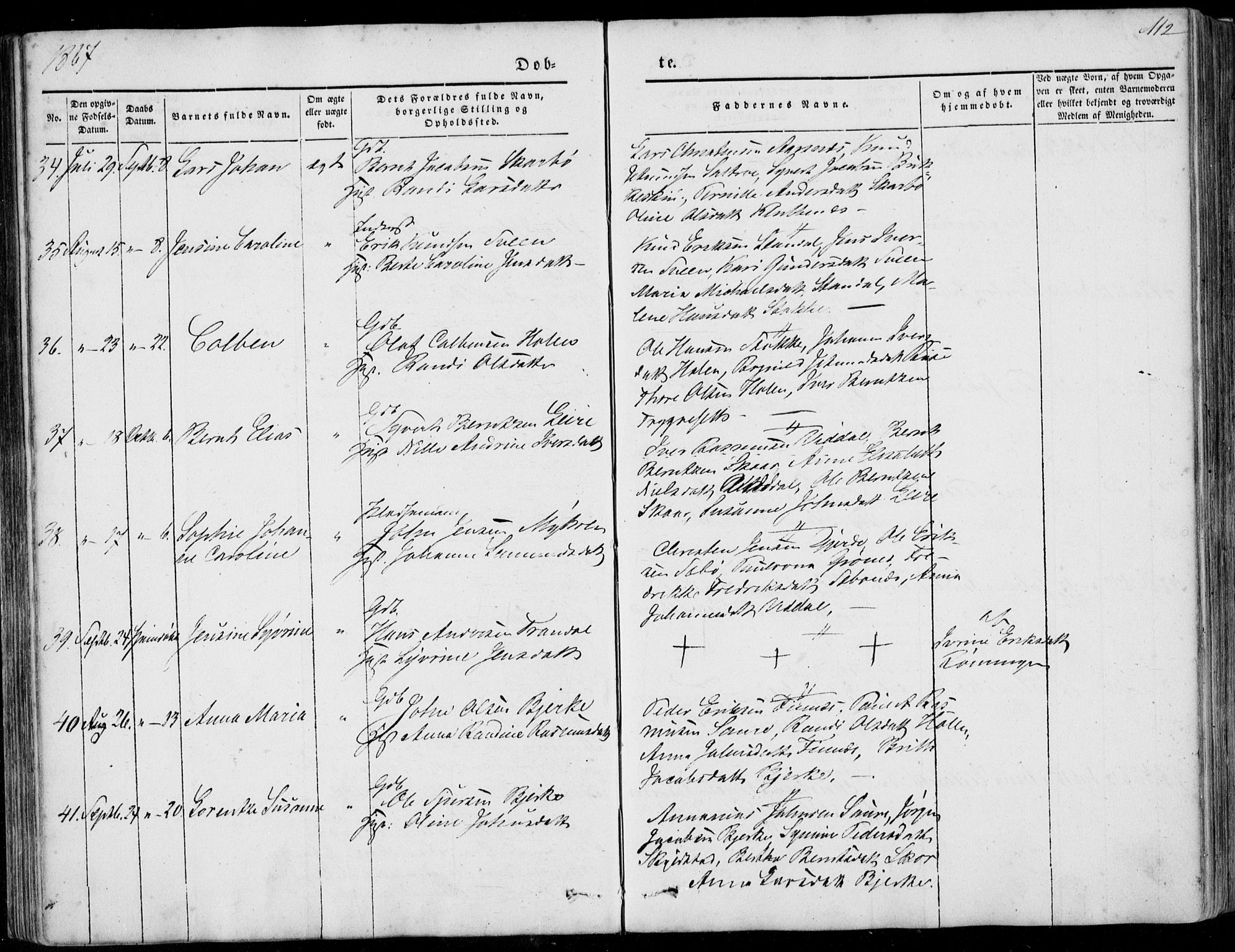 Ministerialprotokoller, klokkerbøker og fødselsregistre - Møre og Romsdal, AV/SAT-A-1454/515/L0209: Ministerialbok nr. 515A05, 1847-1868, s. 112