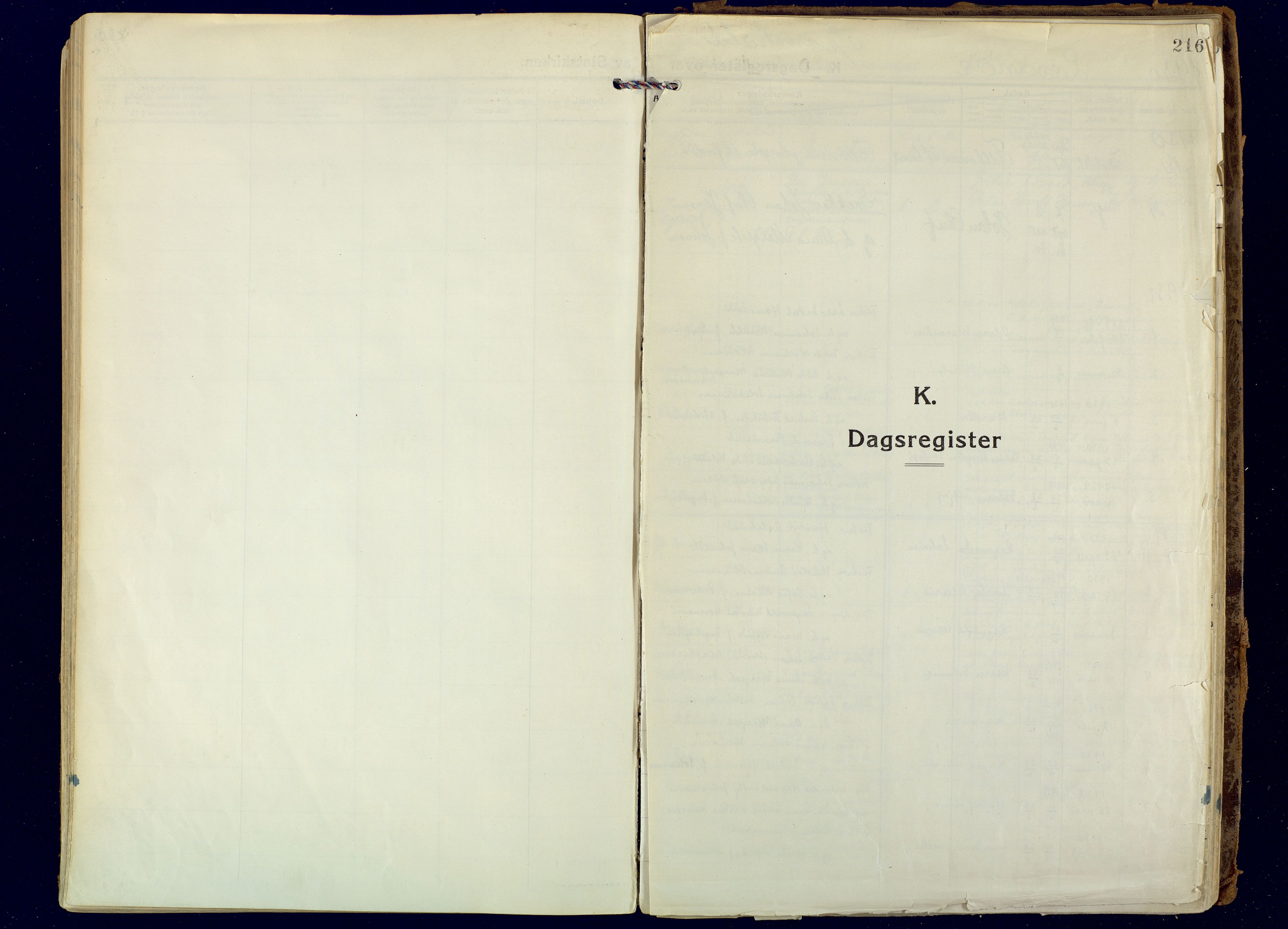 Hammerfest sokneprestkontor, SATØ/S-1347: Ministerialbok nr. 18, 1918-1933, s. 216