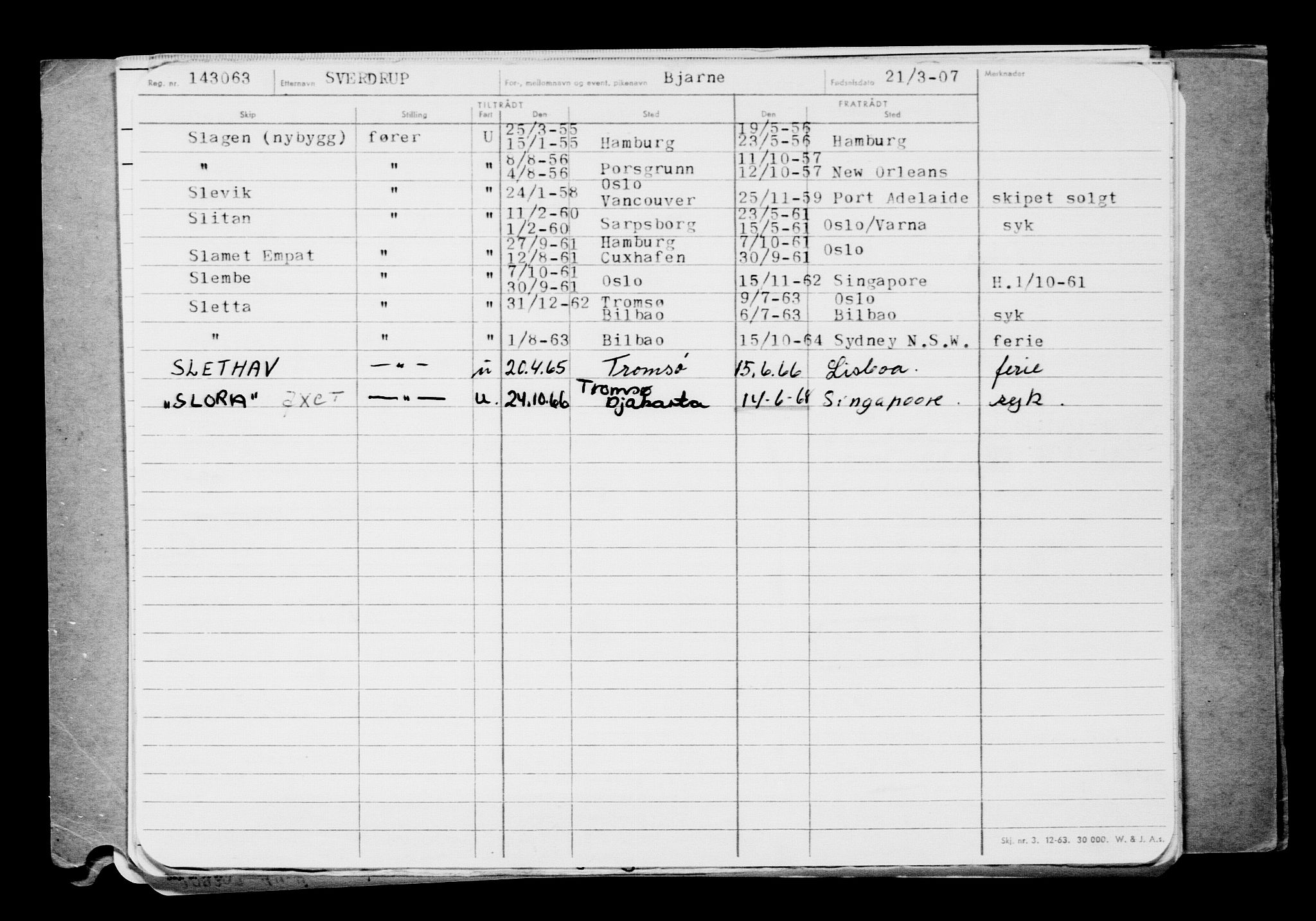 Direktoratet for sjømenn, AV/RA-S-3545/G/Gb/L0070: Hovedkort, 1907, s. 243