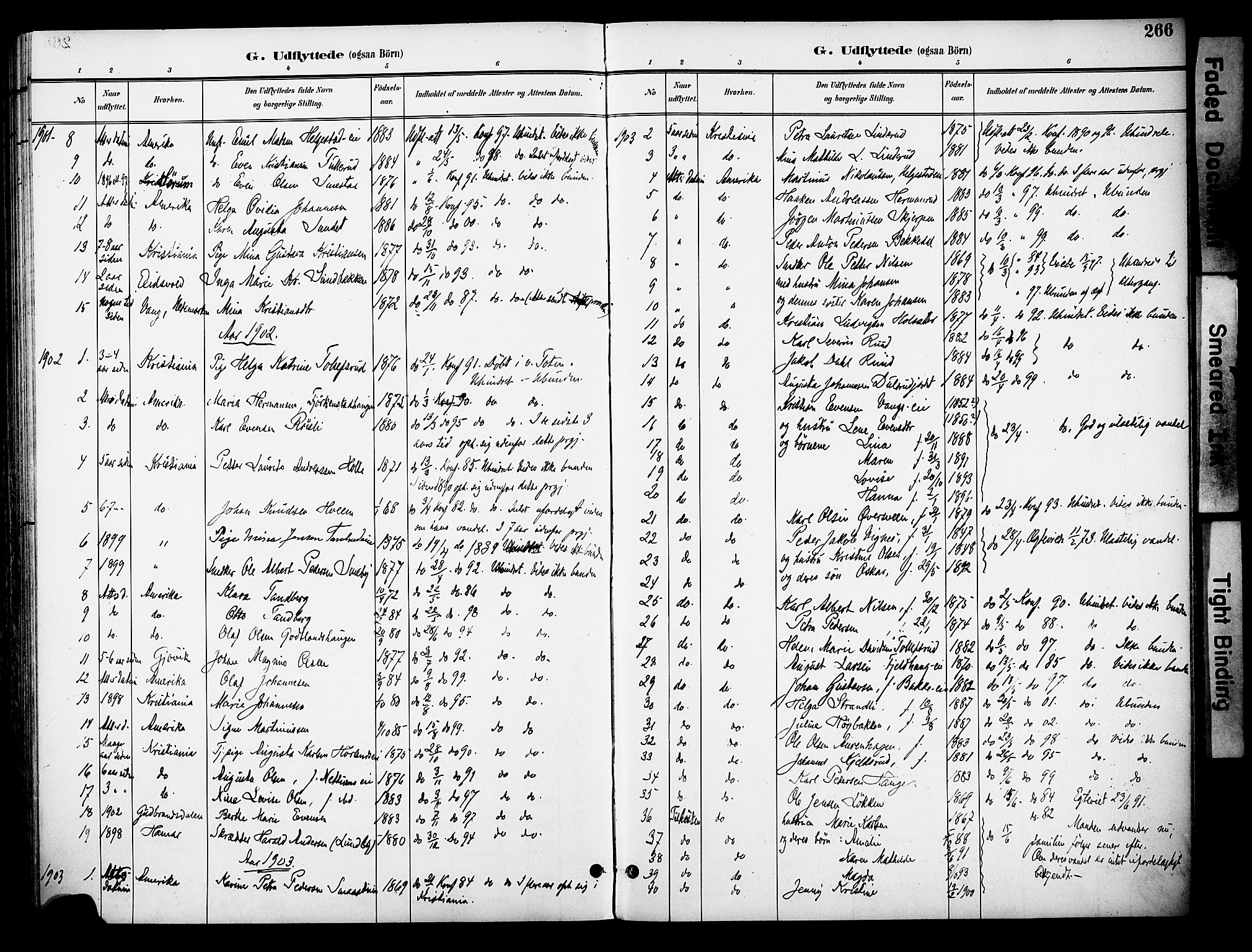 Østre Toten prestekontor, AV/SAH-PREST-104/H/Ha/Haa/L0009: Ministerialbok nr. 9, 1897-1913, s. 266
