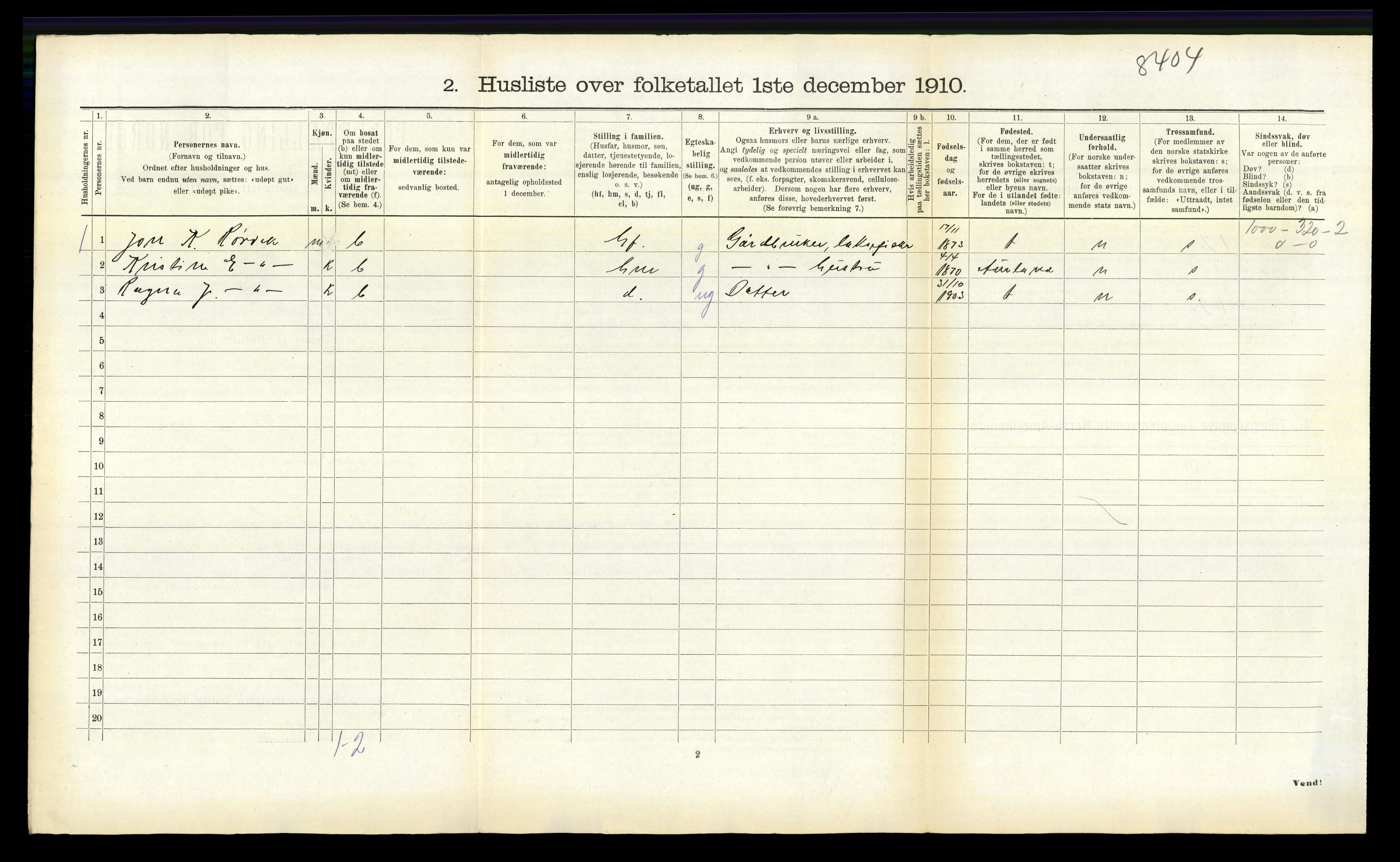 RA, Folketelling 1910 for 1417 Vik herred, 1910, s. 874