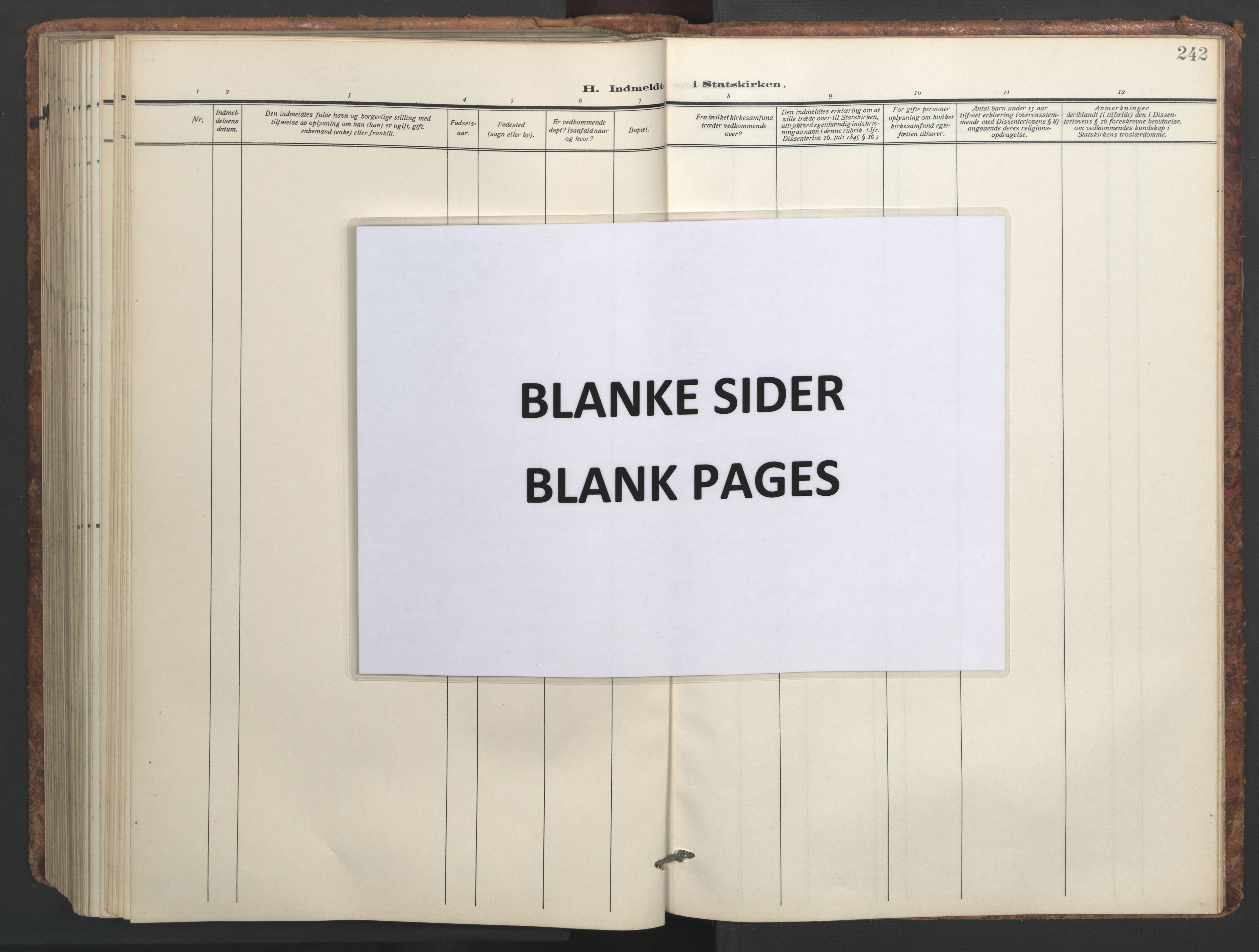 Ministerialprotokoller, klokkerbøker og fødselsregistre - Nordland, AV/SAT-A-1459/824/L0341: Klokkerbok nr. 824C01, 1916-1957, s. 242