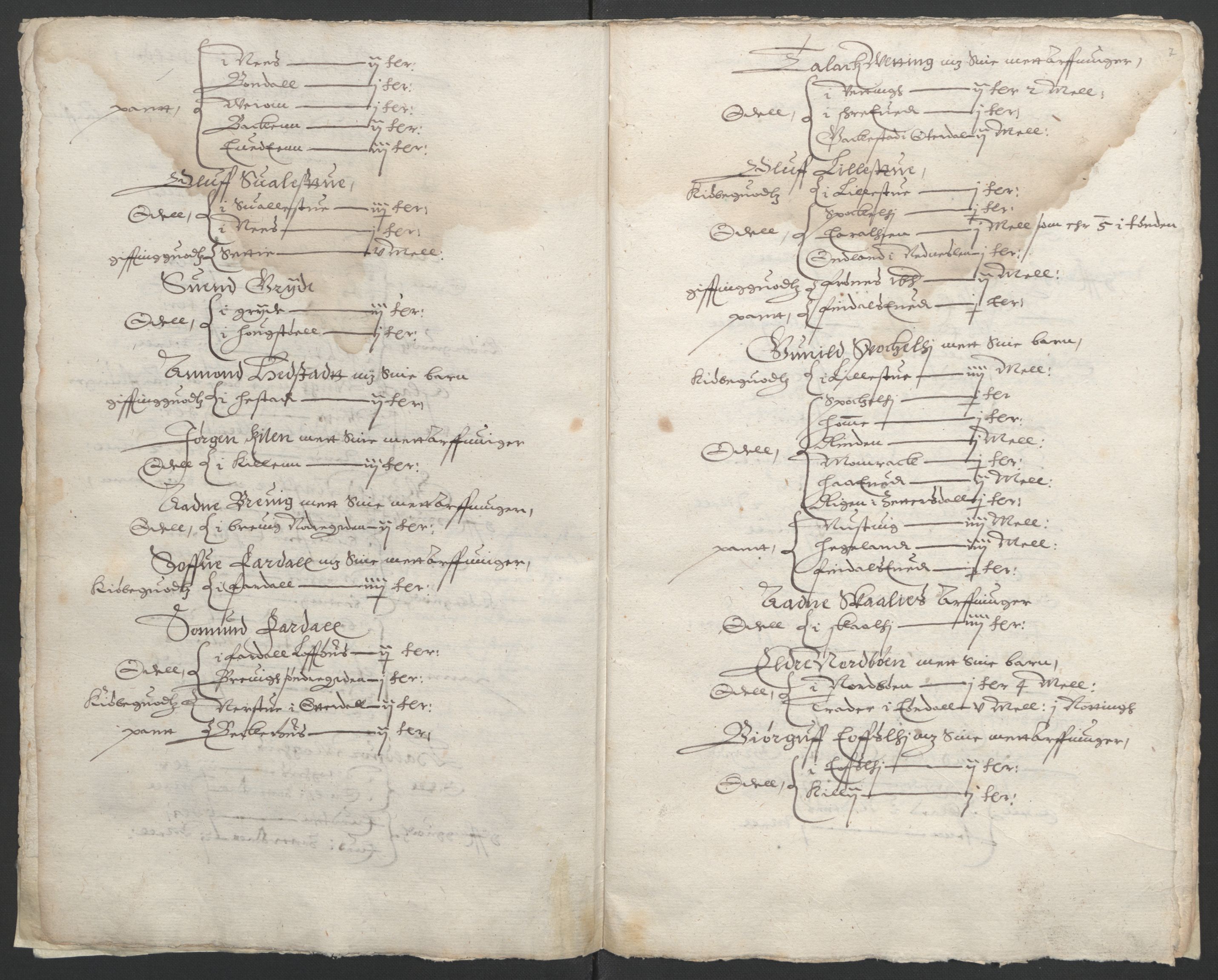 Stattholderembetet 1572-1771, AV/RA-EA-2870/Ek/L0009/0002: Jordebøker til utlikning av rosstjeneste 1624-1626: / Odelsjordebøker for Bratsberg len, 1624, s. 85