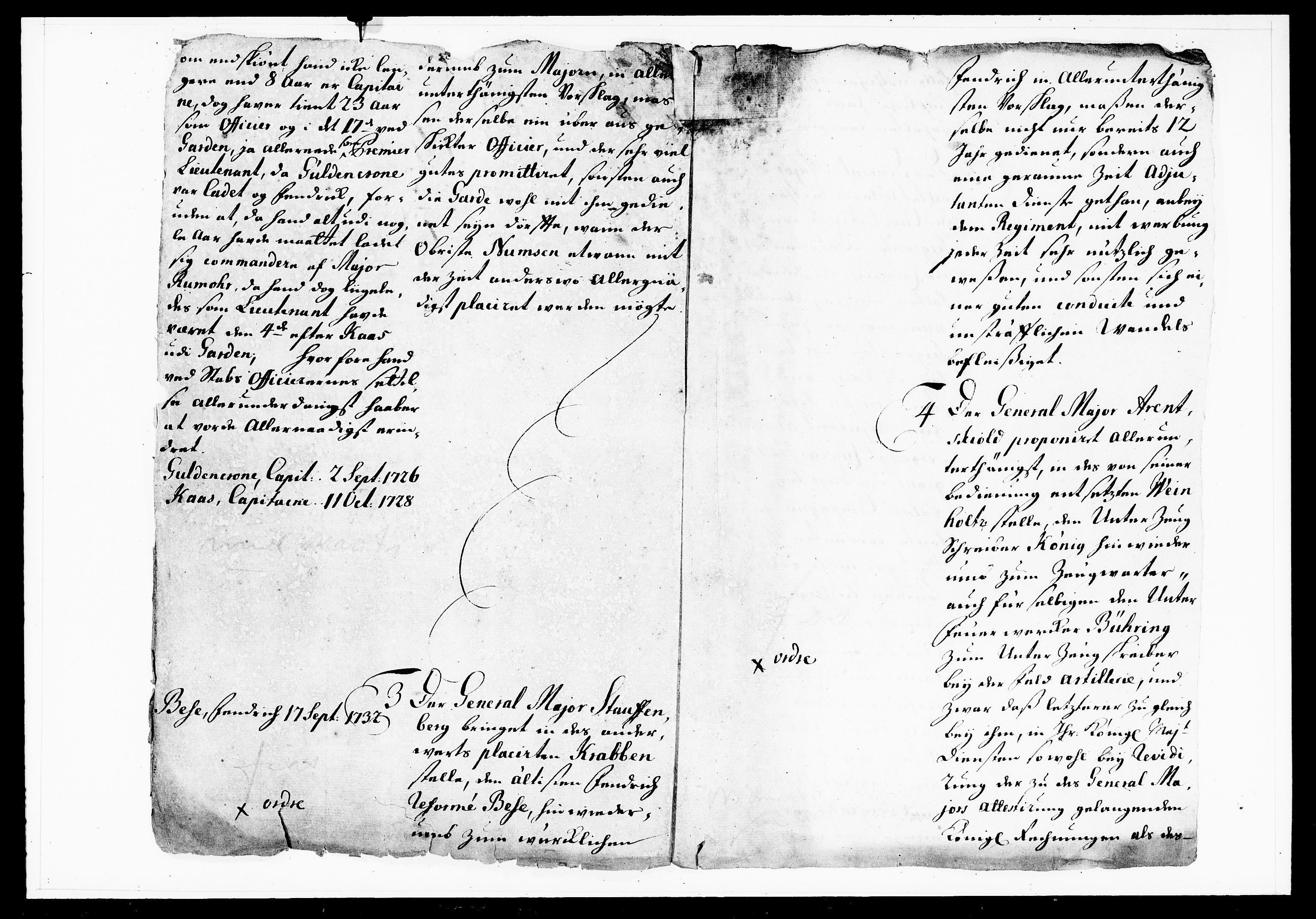 Krigskollegiet, Krigskancelliet, DRA/A-0006/-/1114-1121: Refererede sager, 1734, s. 146