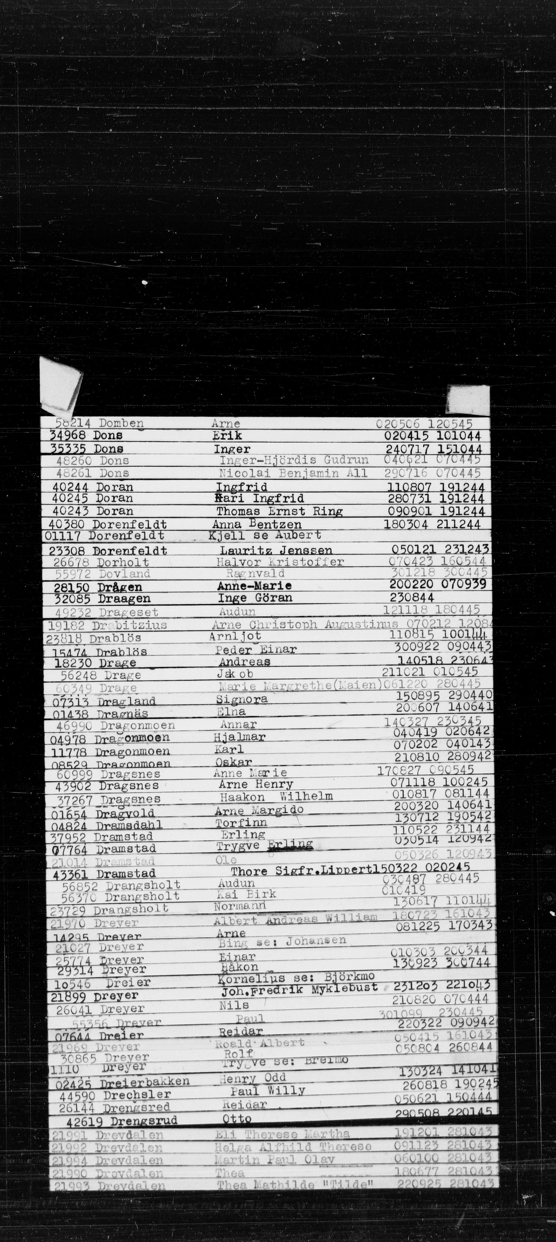 Den Kgl. Norske Legasjons Flyktningskontor, AV/RA-S-6753/V/Va/L0022: Kjesäterkartoteket.  Alfabetisk register, A-Å., 1940-1945, s. 137