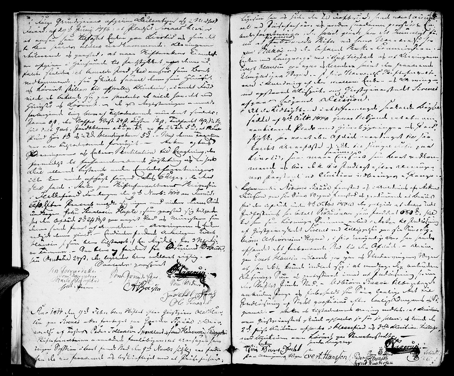 Flekkefjord sorenskriveri, AV/SAK-1221-0001/H/Hc/L0007: Skifteprotokoll nr. 1, med gårdsnavn- og personnavnregister, 1810-1816, s. 5b-6a
