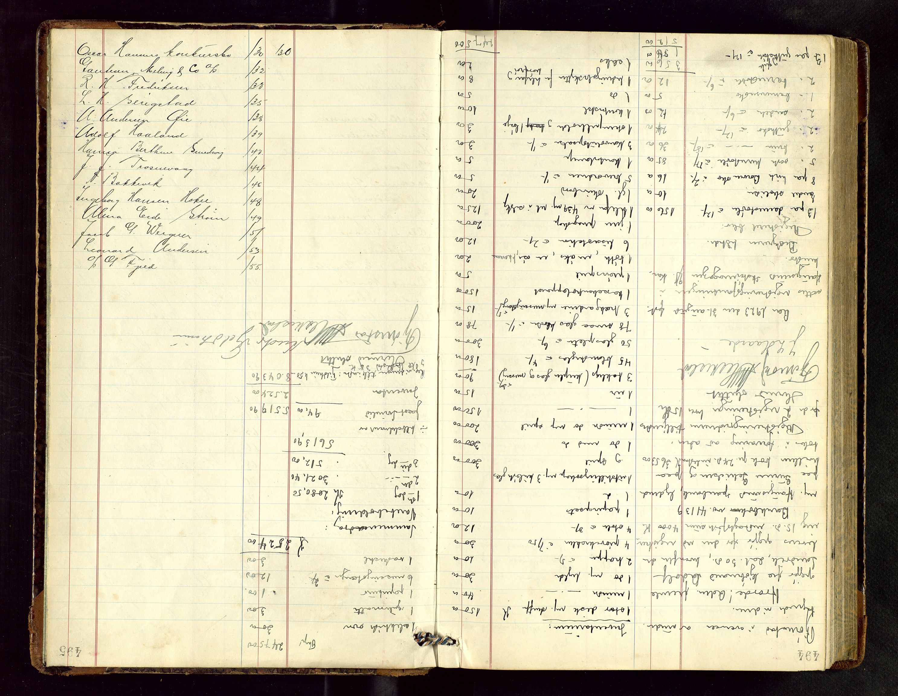 Haugesund tingrett, SAST/A-101415/01/IV/IVB/L0004: Skifteregistreringsprotokoll, med register, 1914-1923