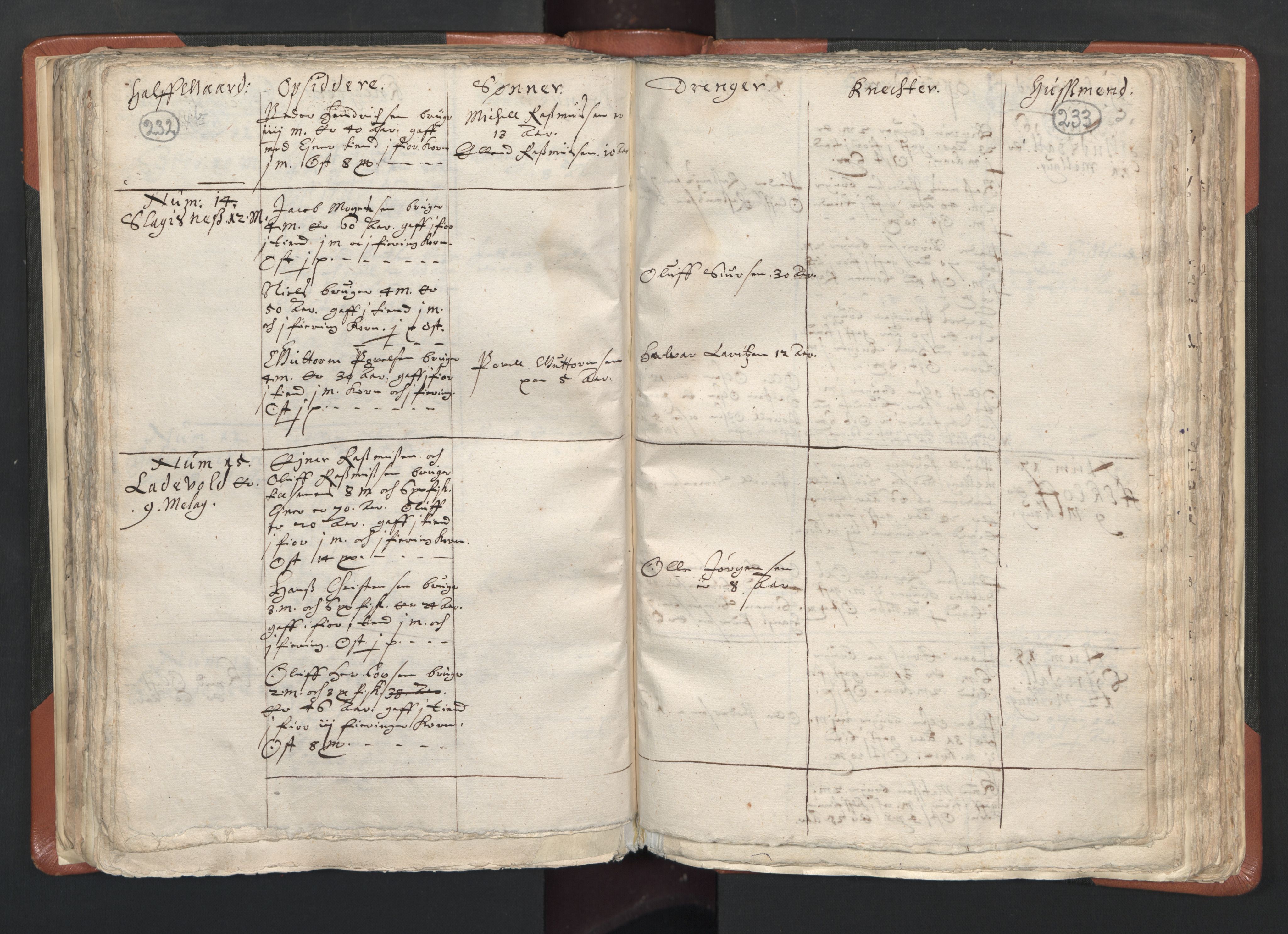 RA, Sogneprestenes manntall 1664-1666, nr. 26: Sunnmøre prosti, 1664-1666, s. 232-233